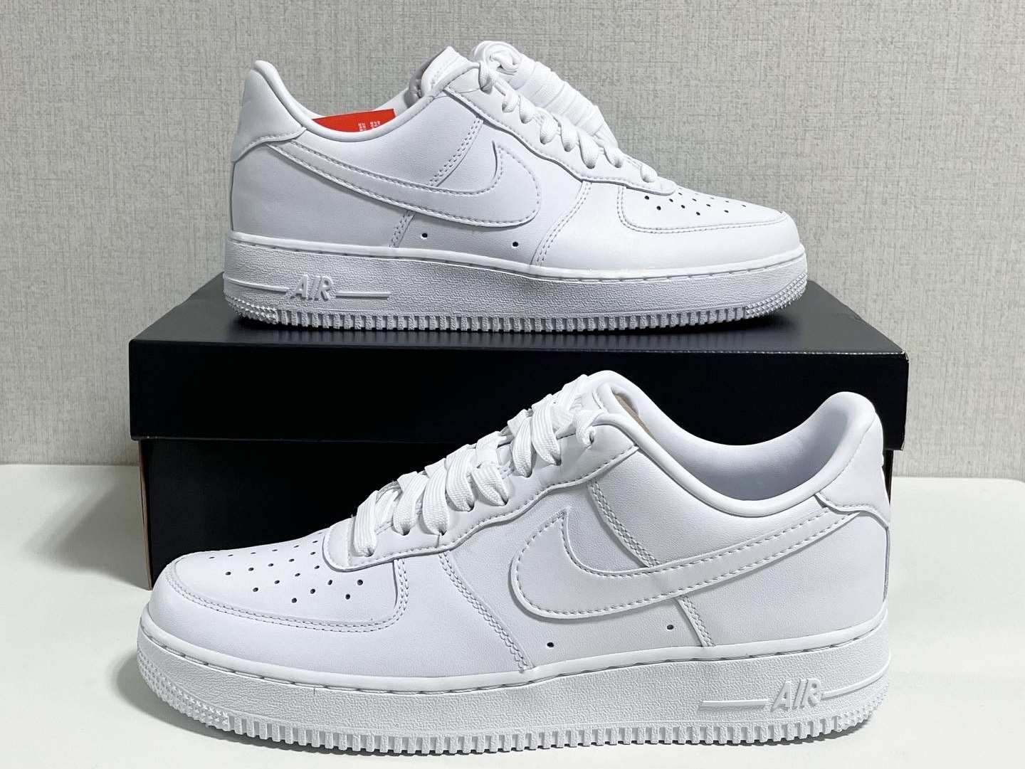 Nike Air Force 1 '07 Fresh White 착용 스타일 - 1