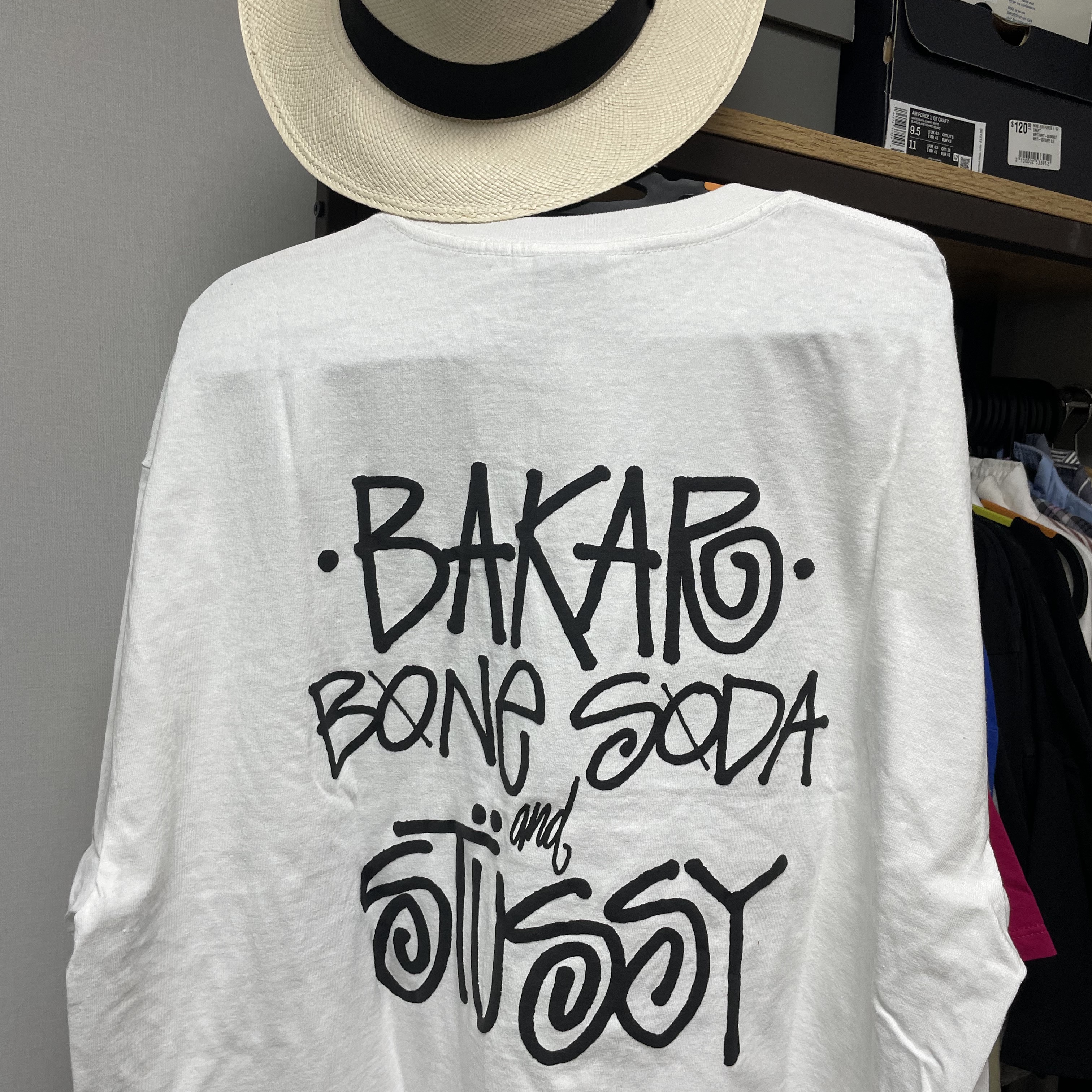 Stussy Nobody's Home T-Shirt White 착용 스타일