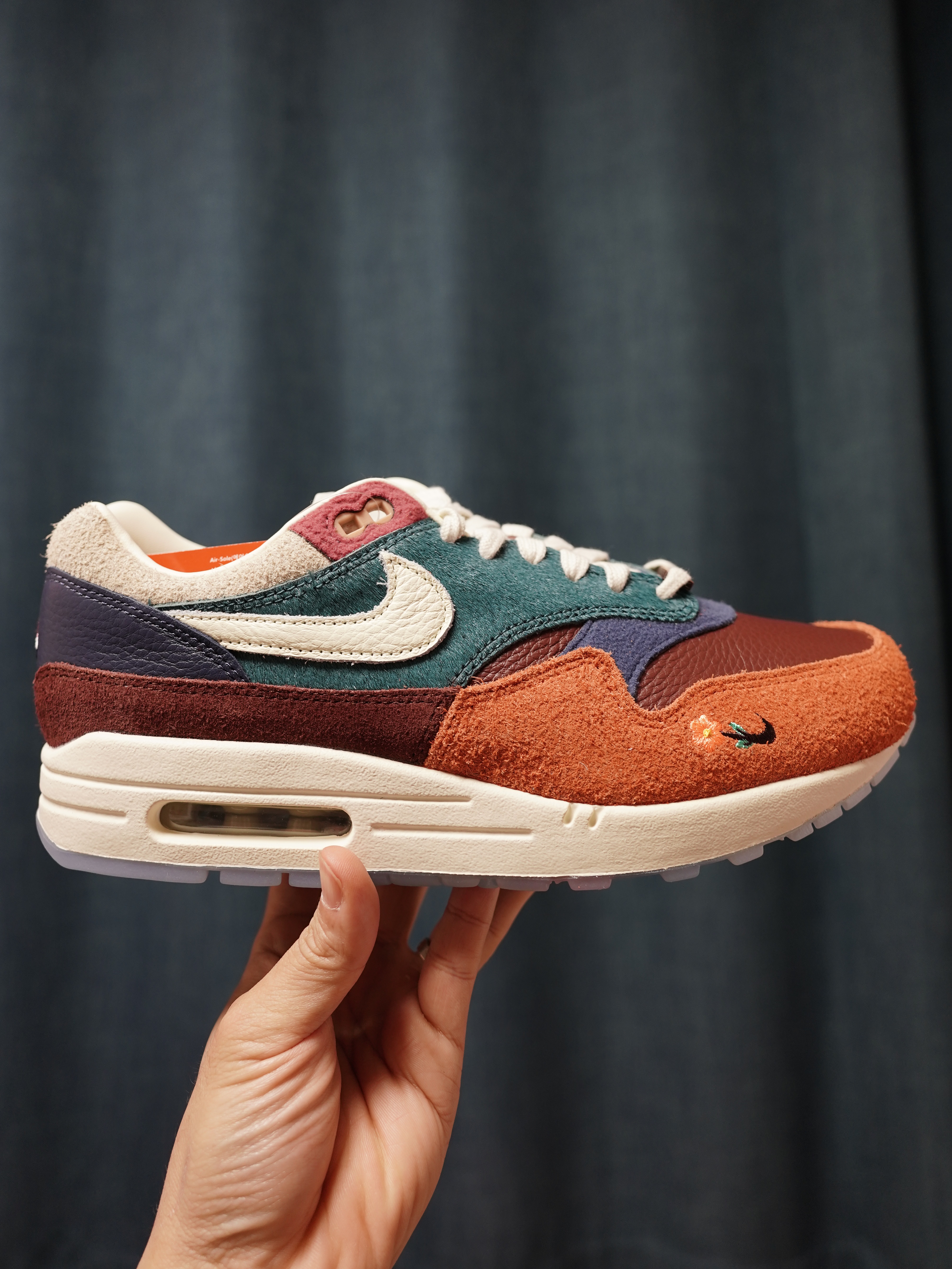 Nike x Kasina Air Max 1 SP Won-Ang Orange 착용 스타일 - 4