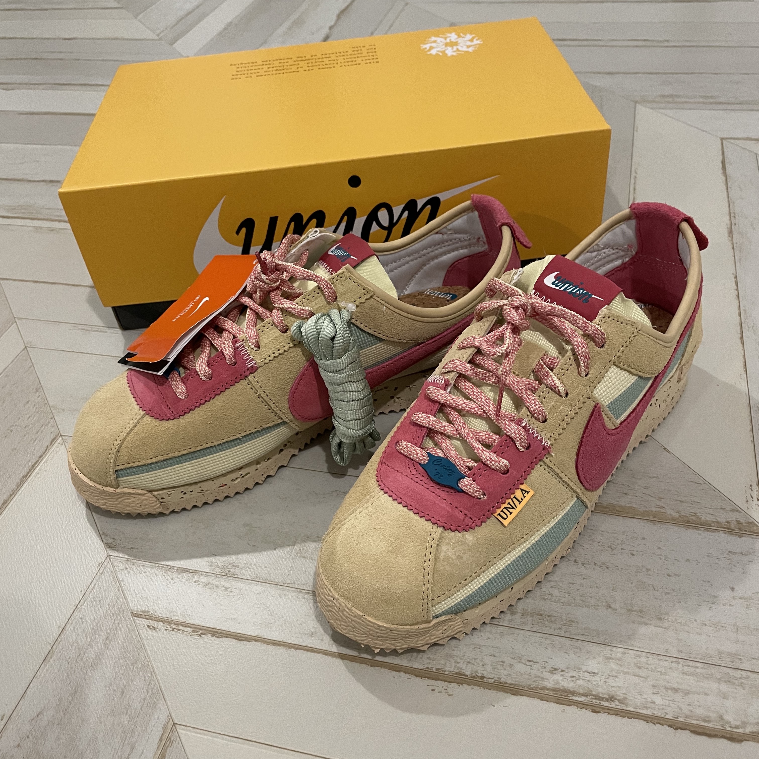 Nike x Union Cortez SP Sesame 착용 스타일