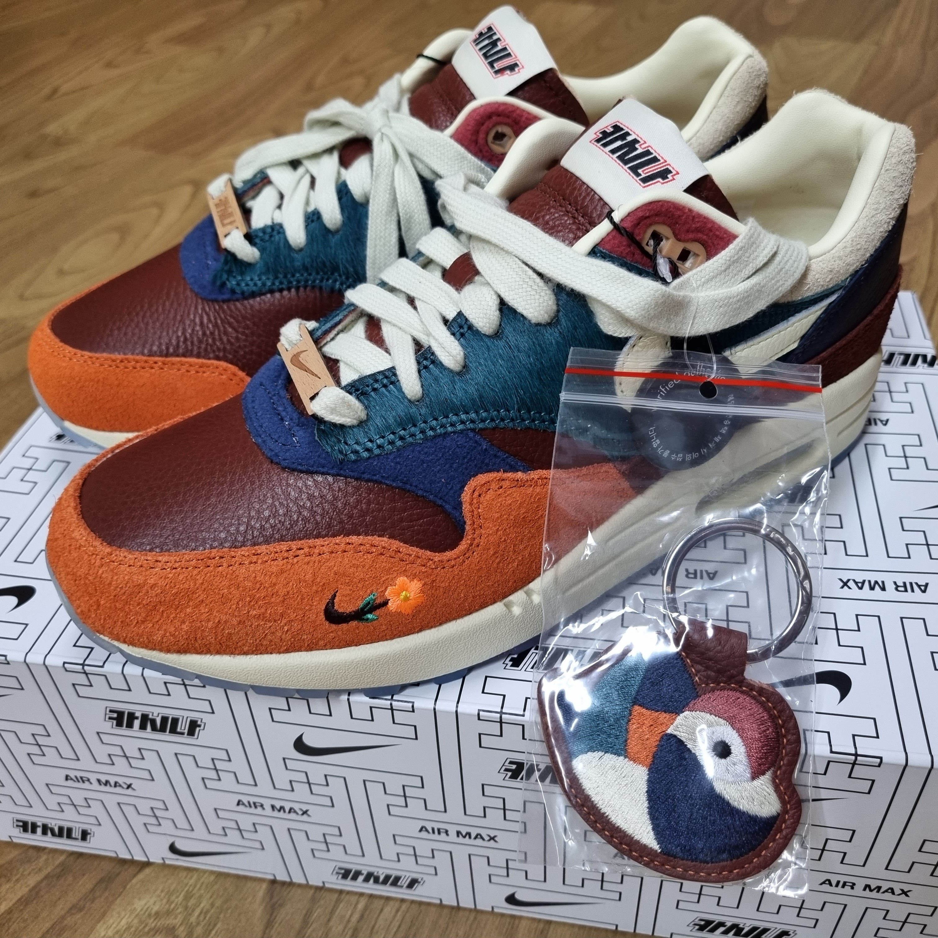 Nike x Kasina Air Max 1 SP Won-Ang Orange 착용 스타일