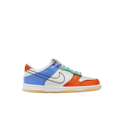 (GS) NIke Dunk Low White Safety Orange