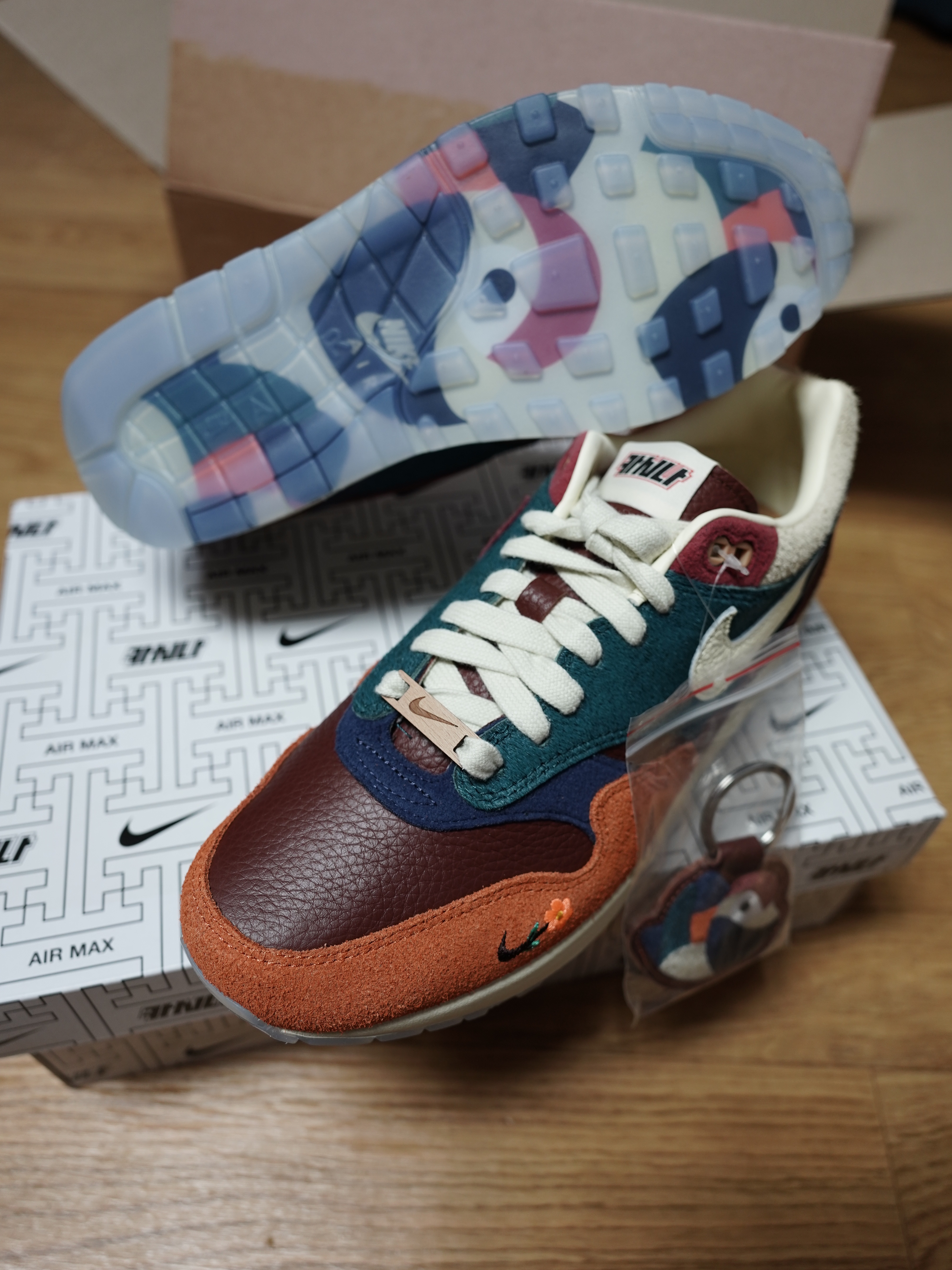 Nike x Kasina Air Max 1 SP Won-Ang Orange 착용 스타일 - 1