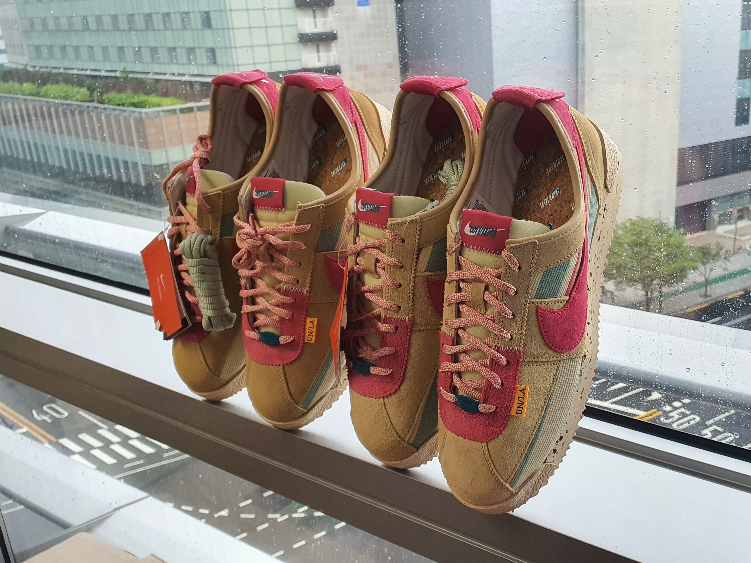 Nike x Union Cortez SP Sesame 착용 스타일 - 3