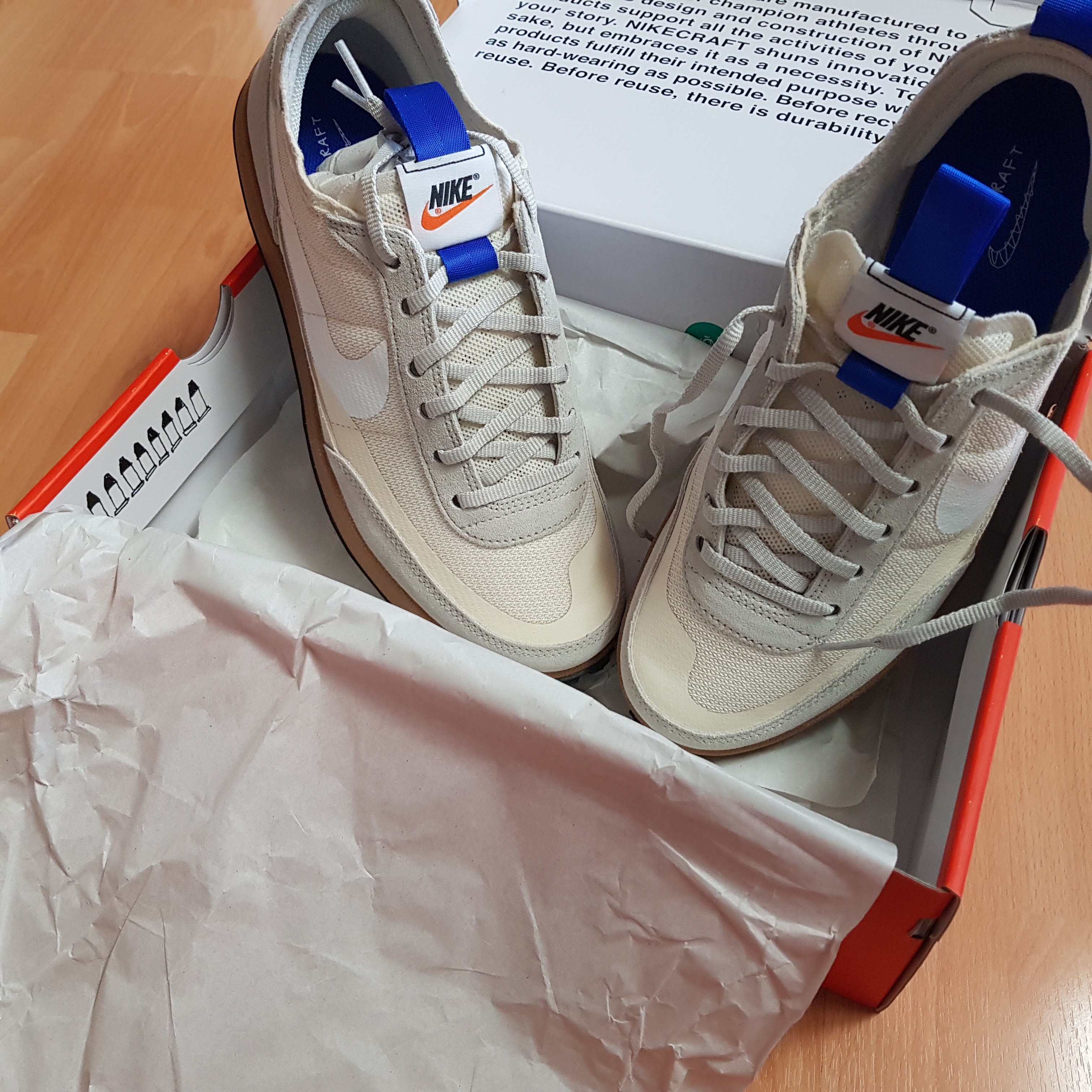 Nike x Tom Sachs General Purpose Shoe Light Cream 착용 스타일 - 2