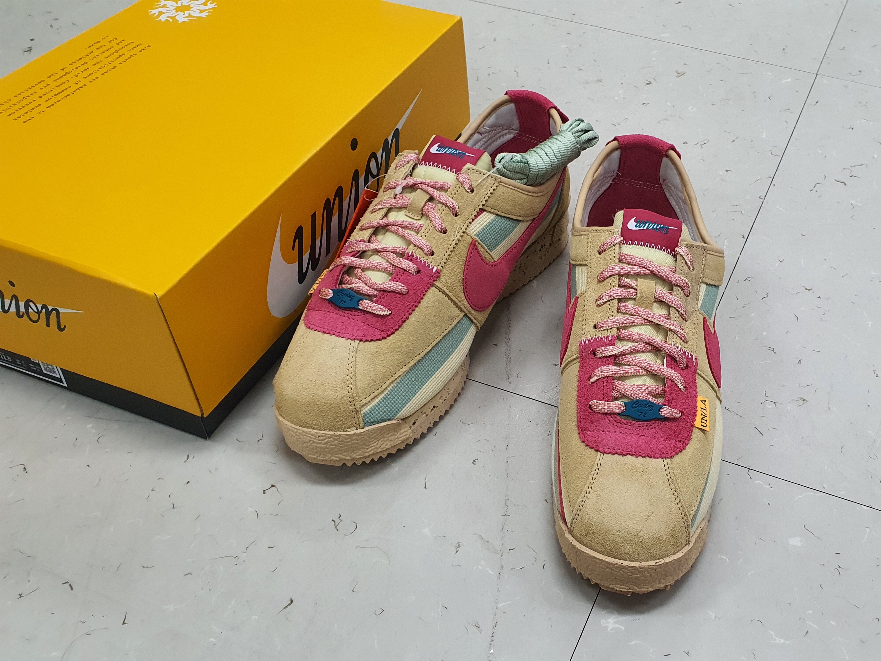 Nike x Union Cortez SP Sesame 착용 스타일 - 1
