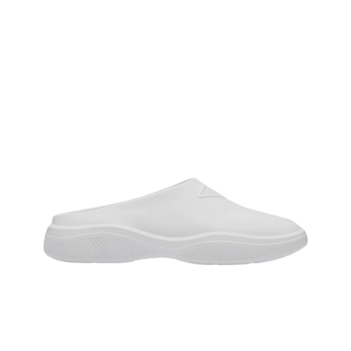 (W) 프라다 폼 러버 뮬 화이트((W) Prada Foam Rubber Mules White) - 1
