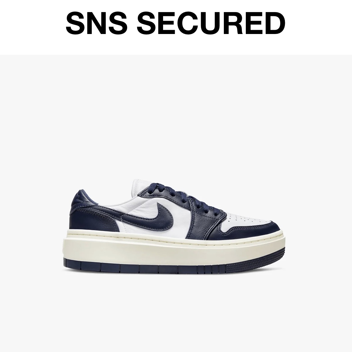 (W) Jordan 1 Elevate Low Midnight Navy 착용 스타일 - 1