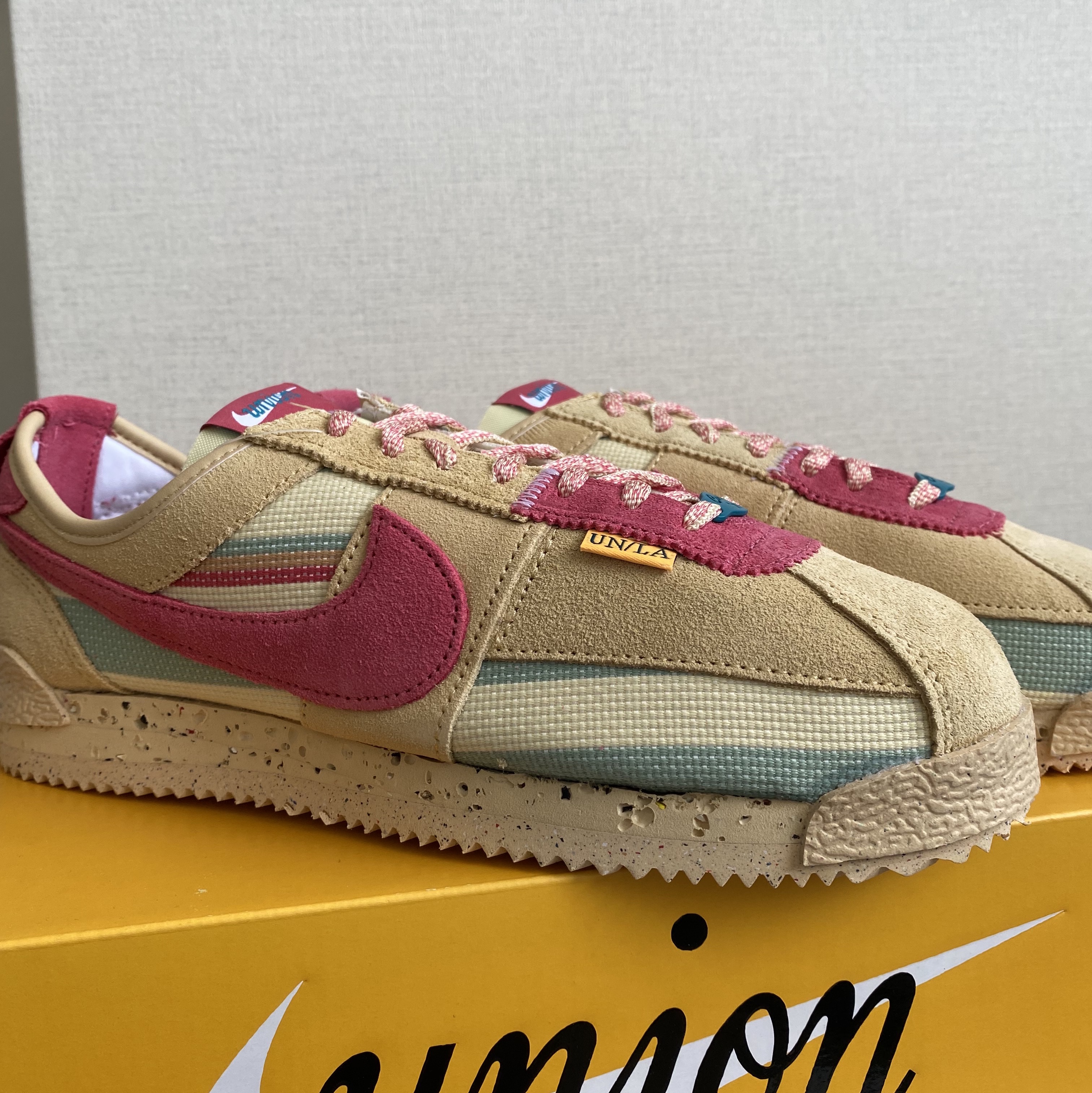 Nike x Union Cortez SP Sesame 착용 스타일 - 1