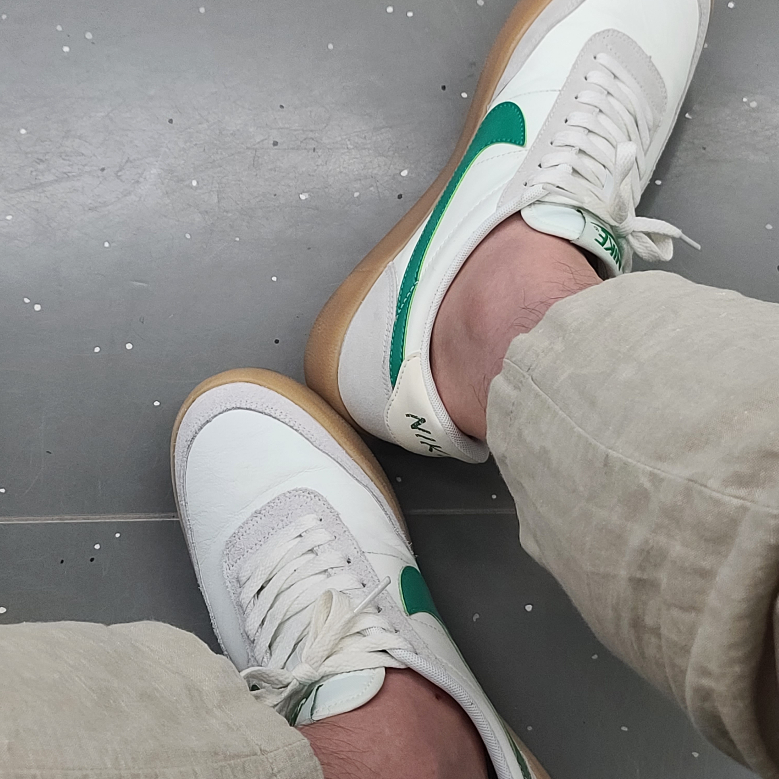 Nike x J.Crew Killshot 2 Lucid Green 착용 스타일