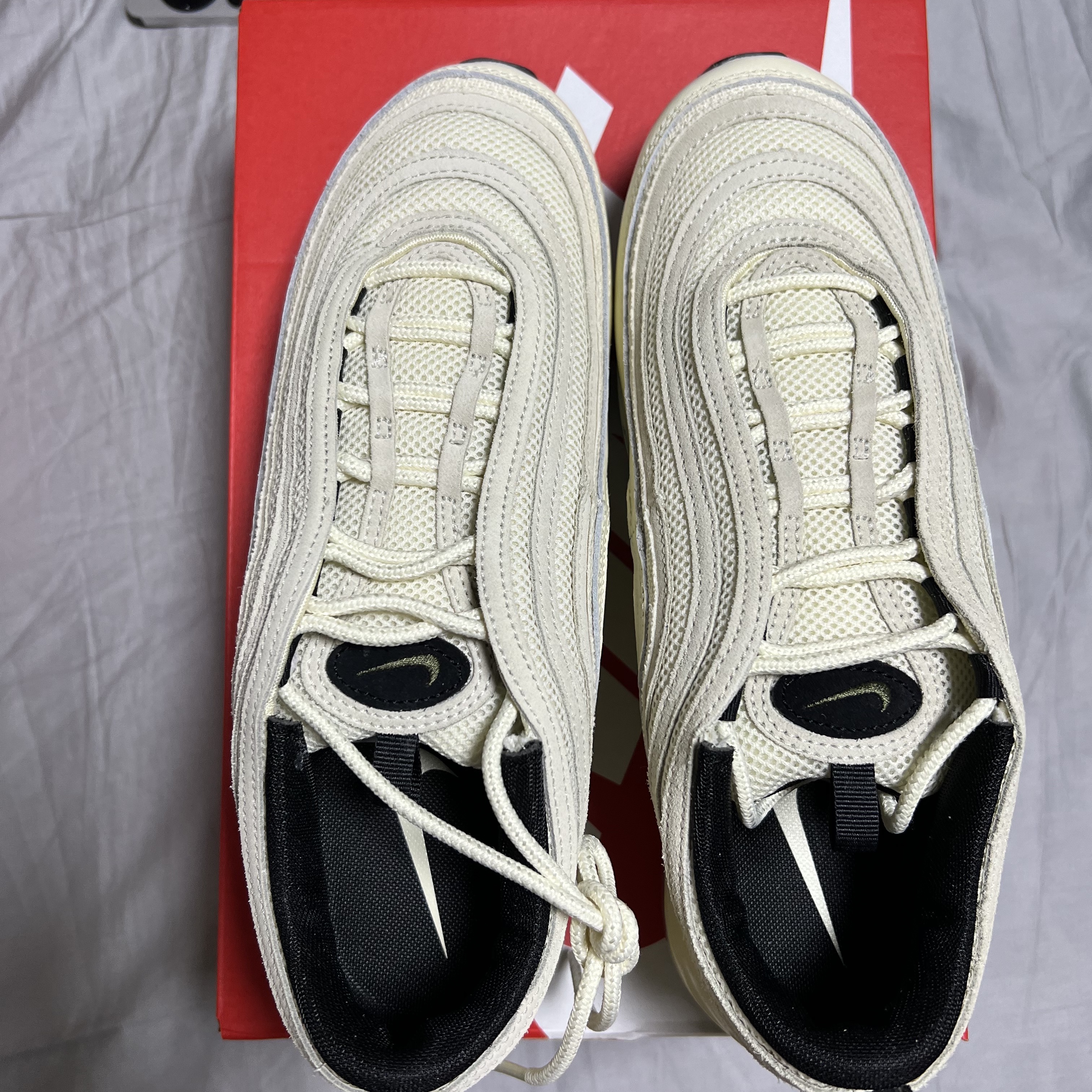 Nike Air Max 97 Coconut 착용 스타일 - 2