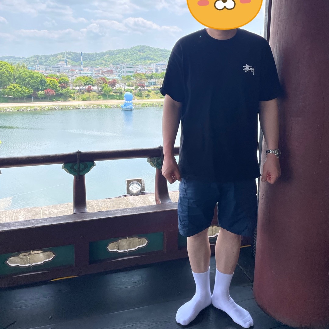 Stussy Basic Stussy T-Shirt Black 2022 착용 스타일