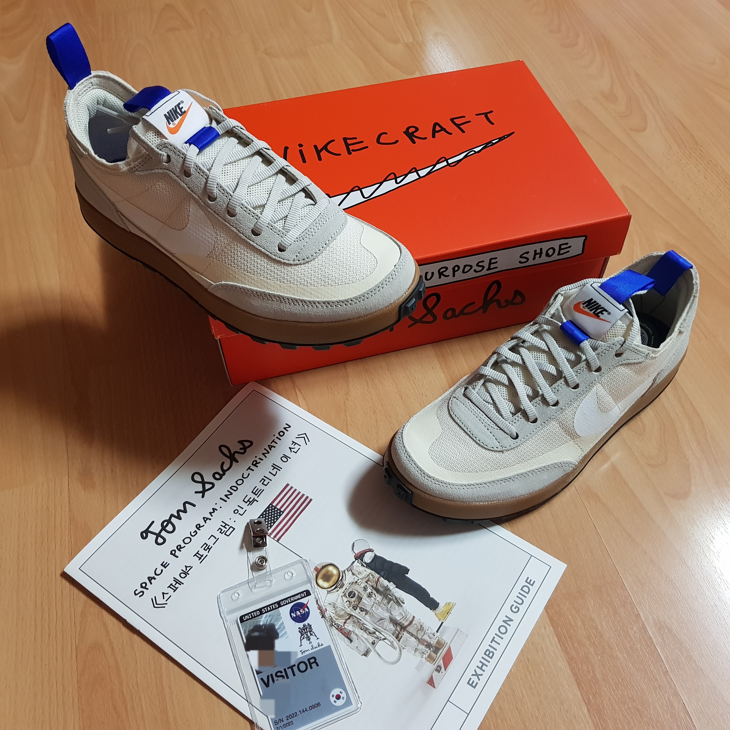 Nike x Tom Sachs General Purpose Shoe Light Cream 착용 스타일 - 2