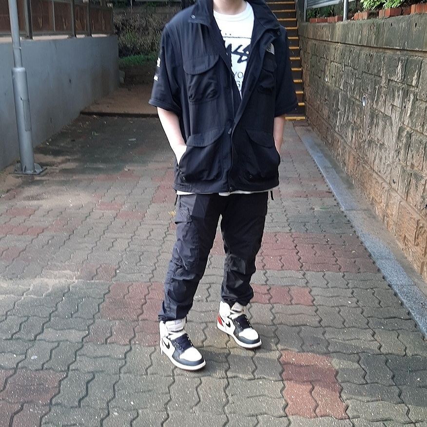 Supreme x The North Face Trekking Convertible Jacket Black - 22SS, Jordan 1 x Union Retro High Black Toe 착용 스타일 - 2