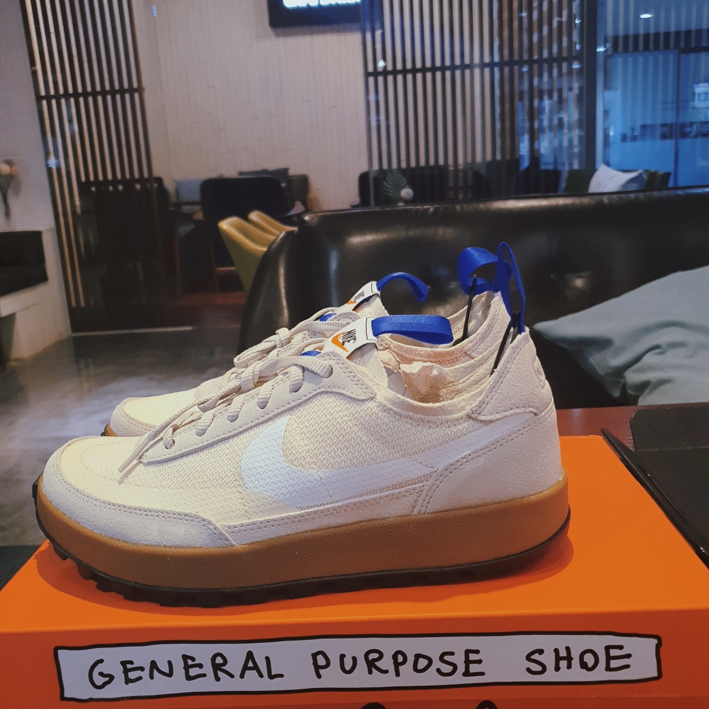 Nike x Tom Sachs General Purpose Shoe Light Cream 착용 스타일 - 5