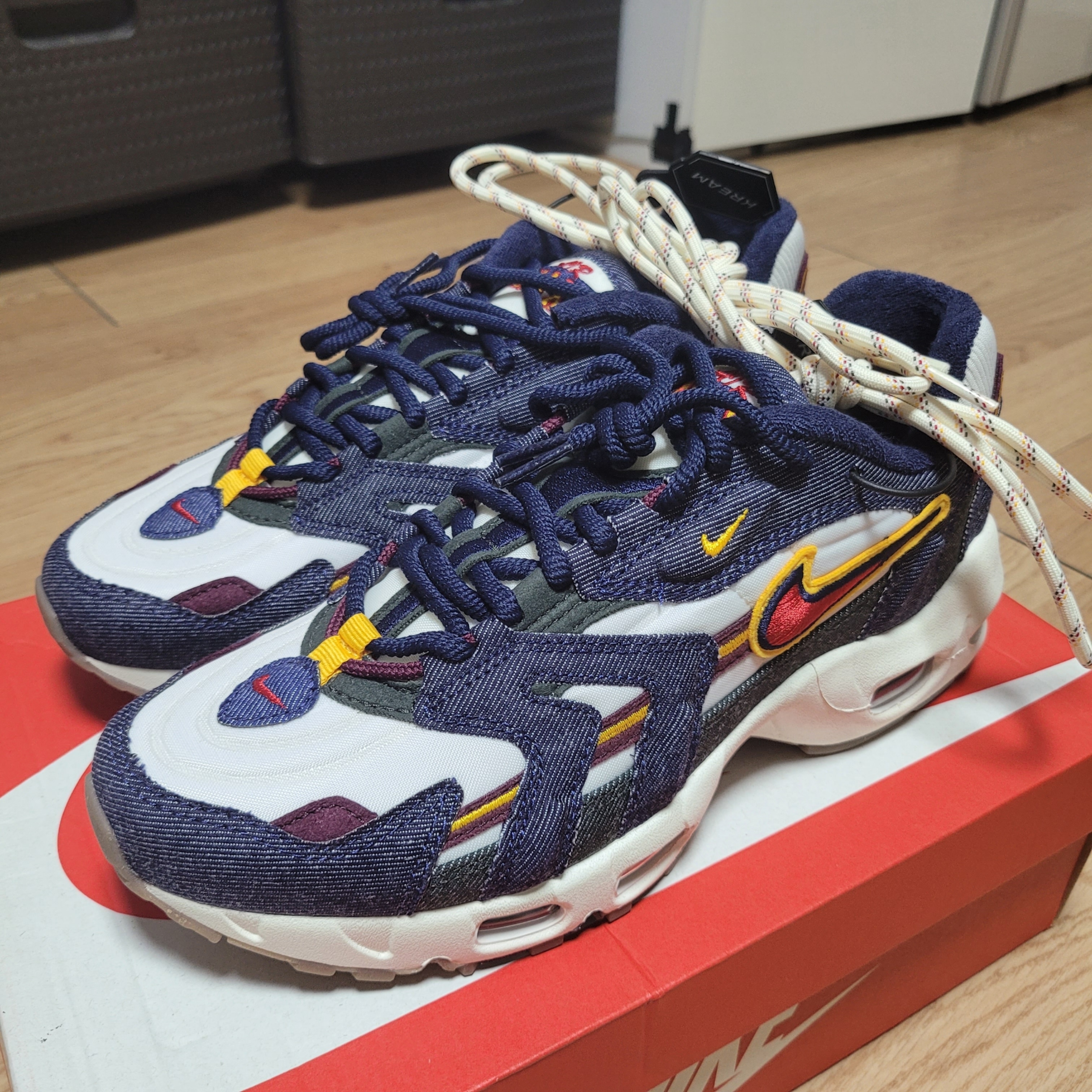 Nike Air Max 96 II QS Dark Denim 착용 스타일