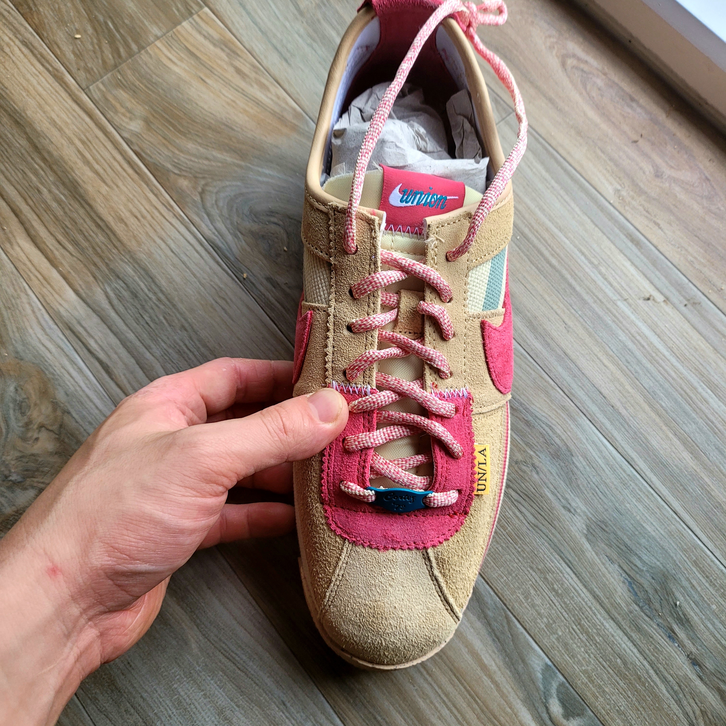 Nike x Union Cortez SP Sesame 착용 스타일 - 3