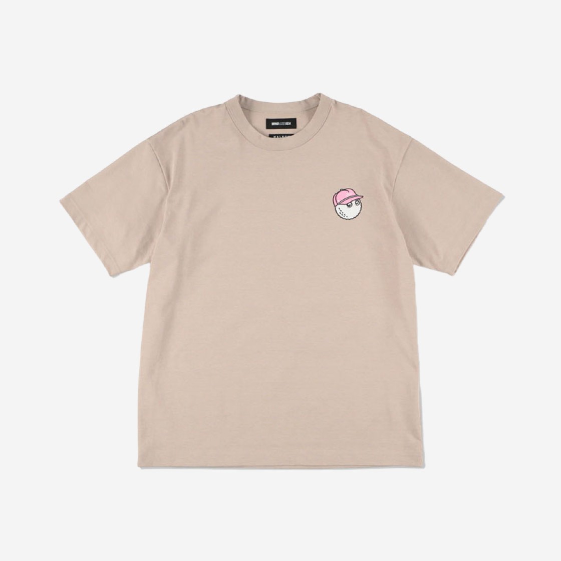 Malbon Golf x Wind and Sea T-Shirt Beige 상세 이미지 1