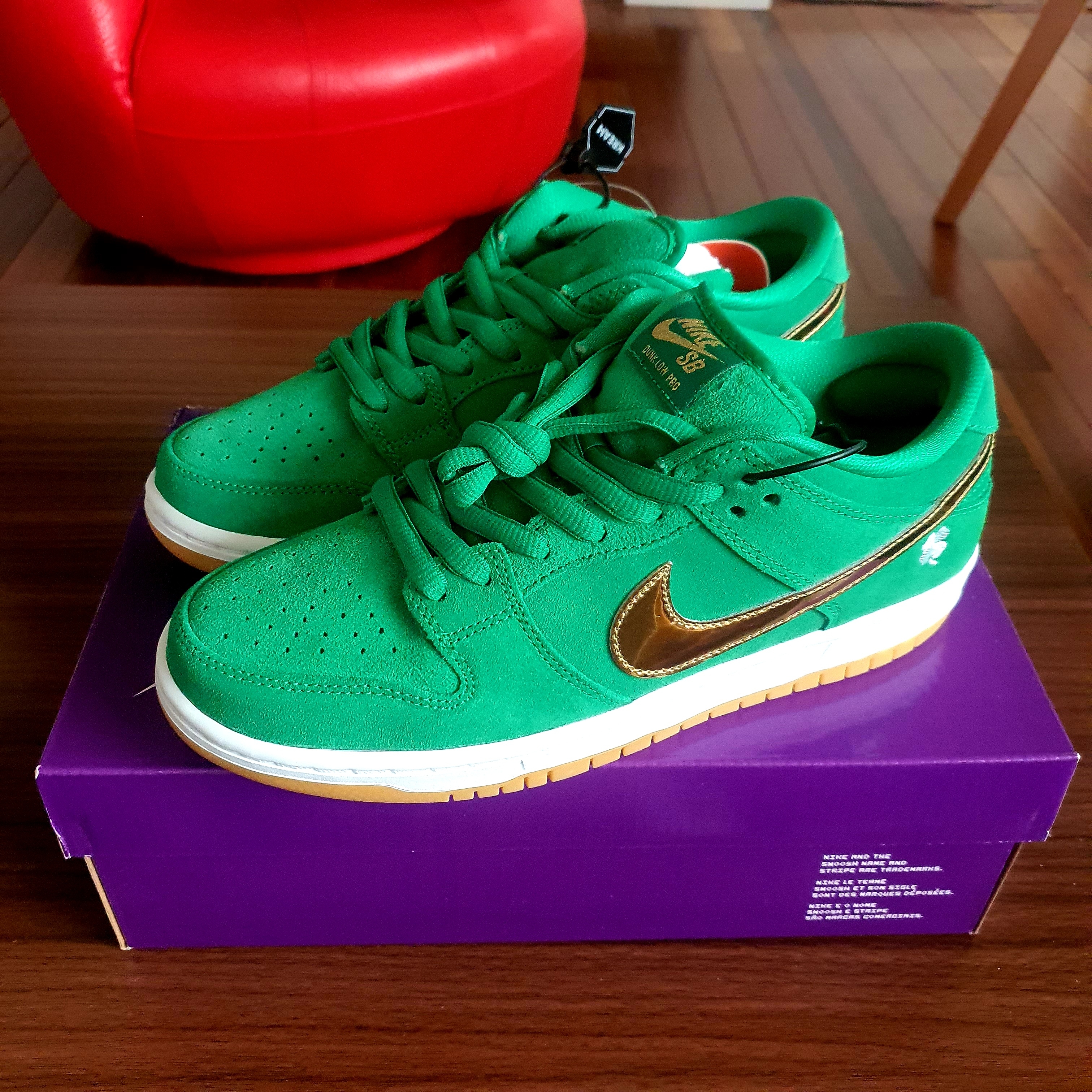 Nike SB Dunk Low Pro Shamrock 착용 스타일