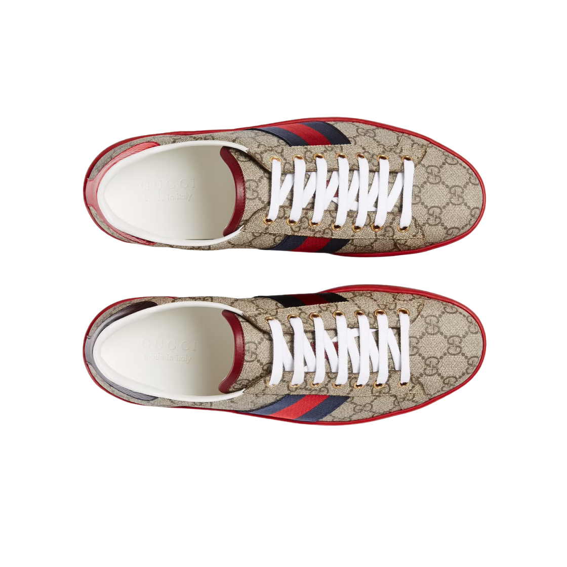 구찌 에이스 GG 스니커즈 베이지 에보니(Gucci Ace GG Sneakers Beige Ebony) - 2