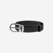 Montblanc Horseshoe Buckle 30mm Reversible Leather Black Brown