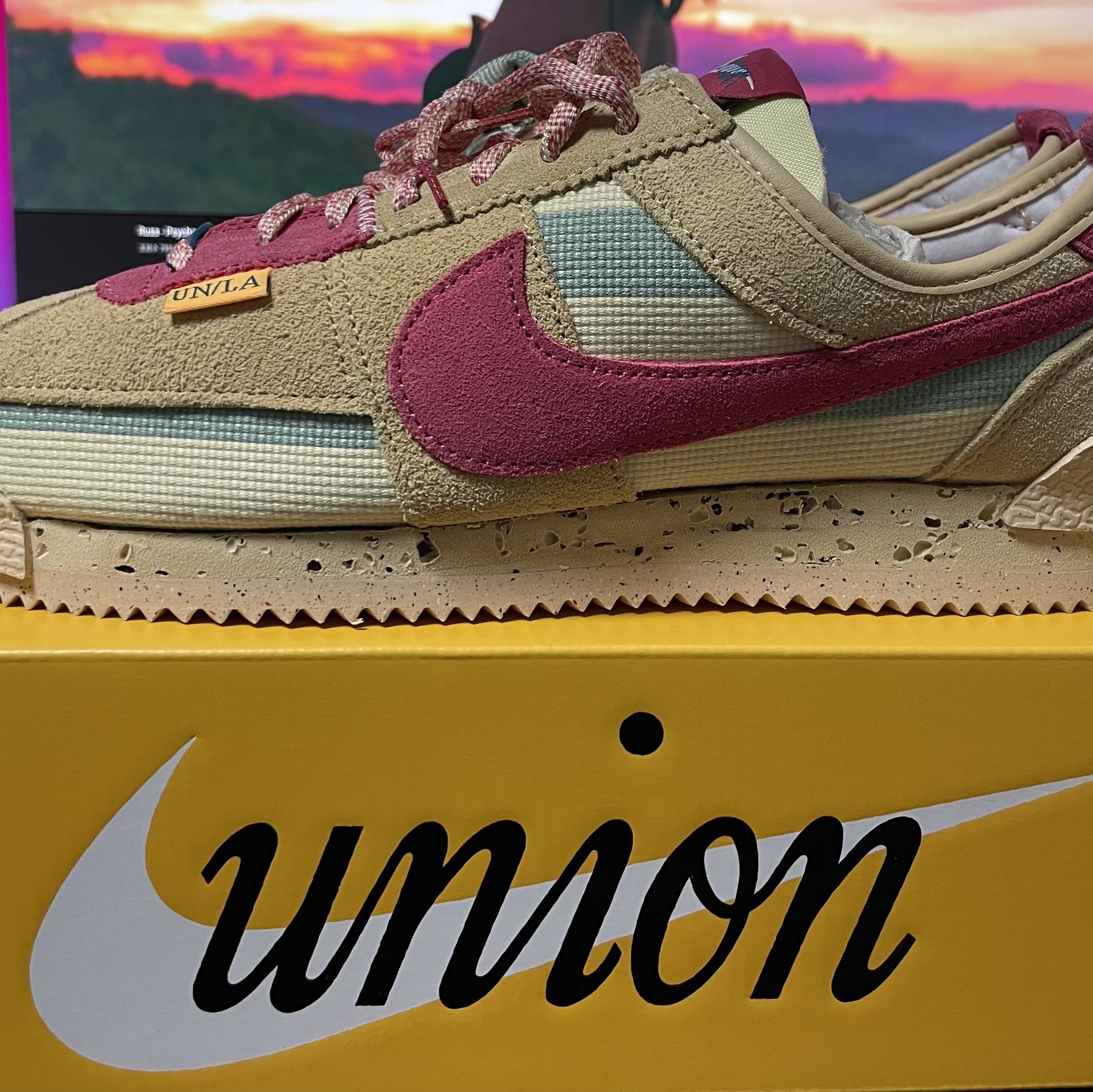 Nike x Union Cortez SP Sesame 착용 스타일 - 3