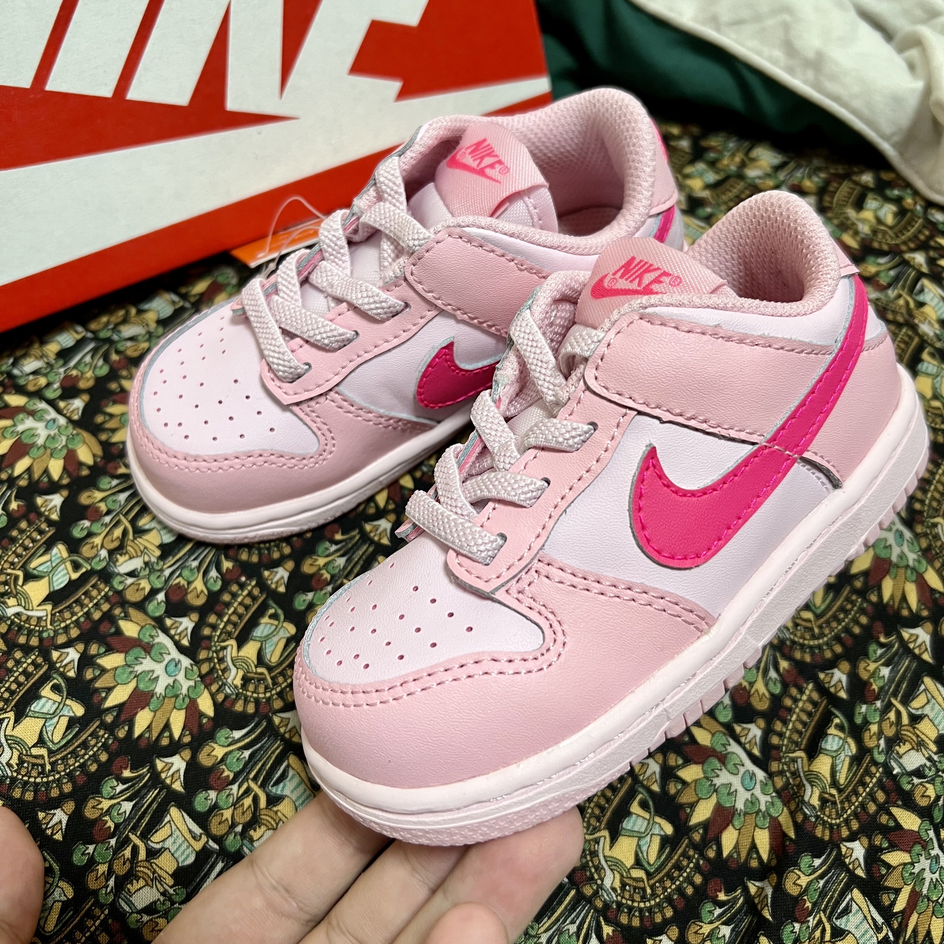 (TD) Nike Dunk Low Triple Pink, (PS) Nike Dunk Low Triple Pink 착용 스타일