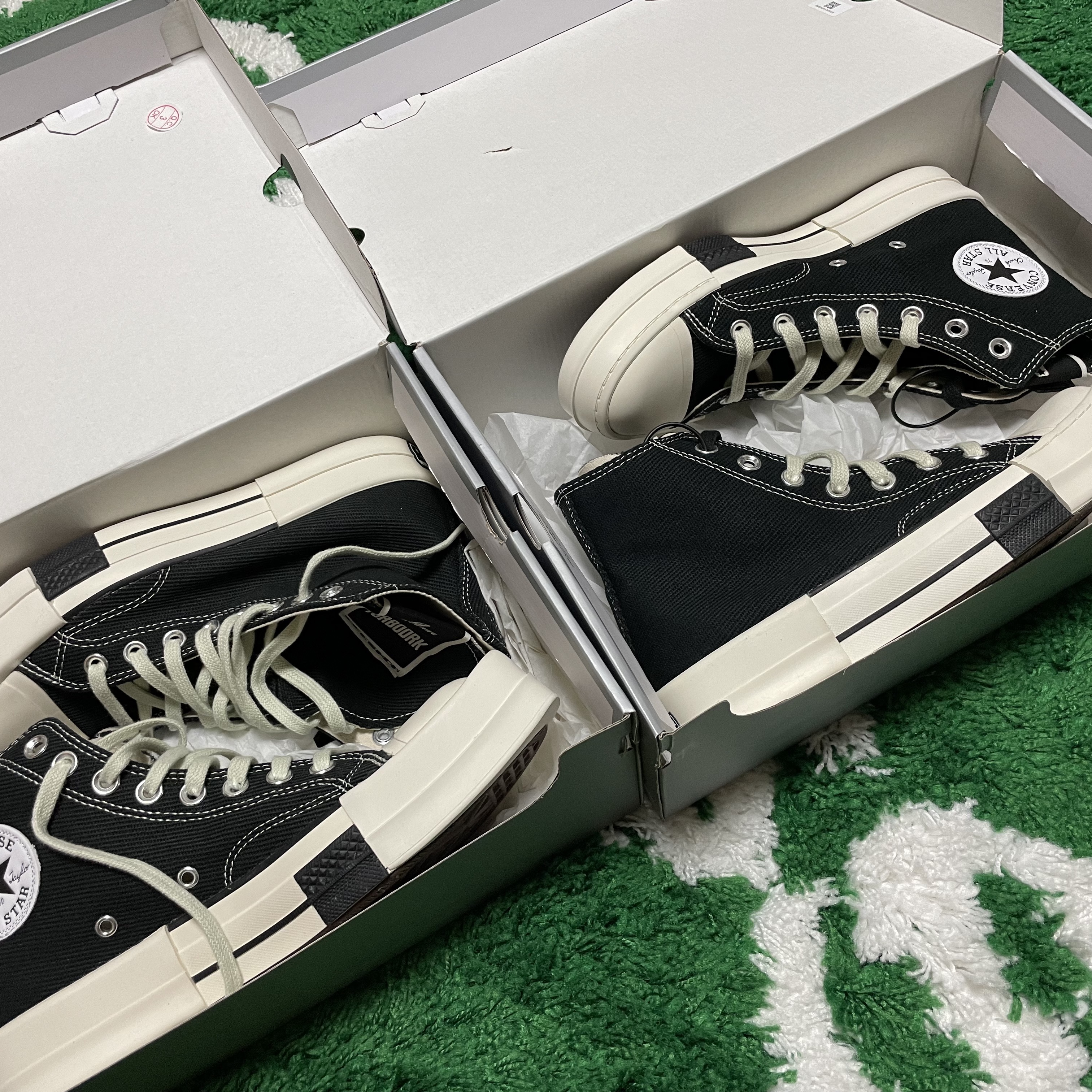 Converse x Drkshdw Turbodrk Chuck 70 Hi Black, Converse x Drkshdw Drkstr Chuck 70 High Black 착용 스타일