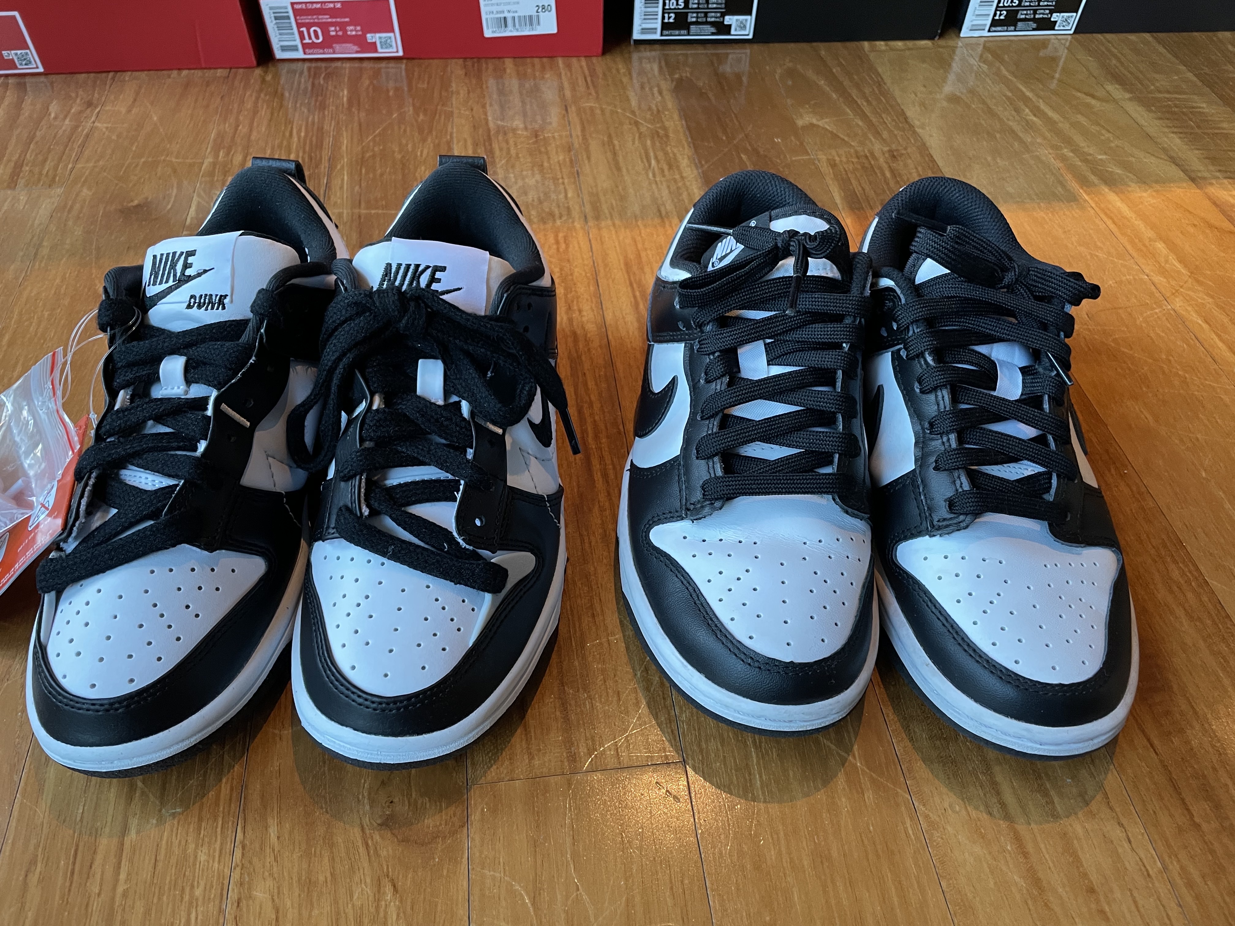 (W) Nike Dunk Low Disrupt 2 Black White, (W) Nike Dunk Low Black 착용 스타일 - 2
