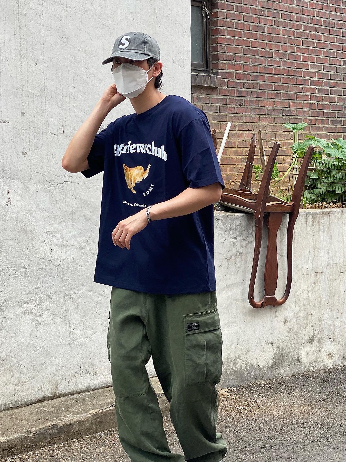 New Balance 992 Made in USA White Silver, Supreme Pigment Print S Logo 6-Panel Black - 20SS 착용 스타일 - 4