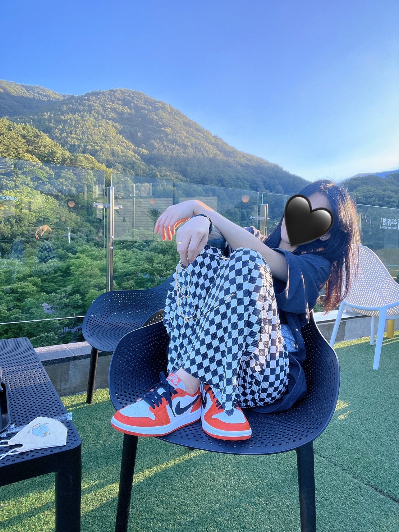 (W) Jordan 1 Low OG Starfish 착용 스타일 - 2