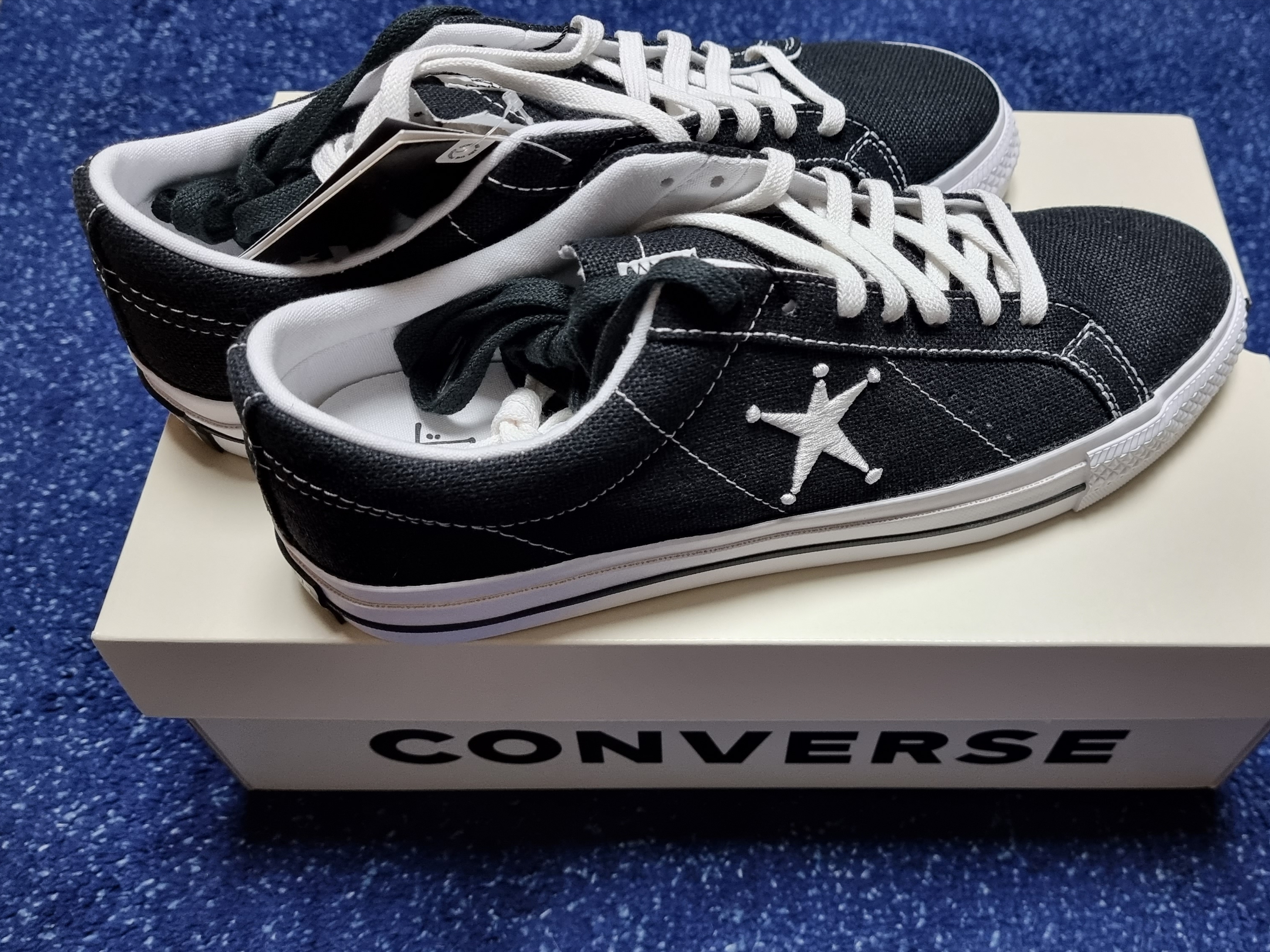 Converse x Stussy One Star Ox Black 착용 스타일