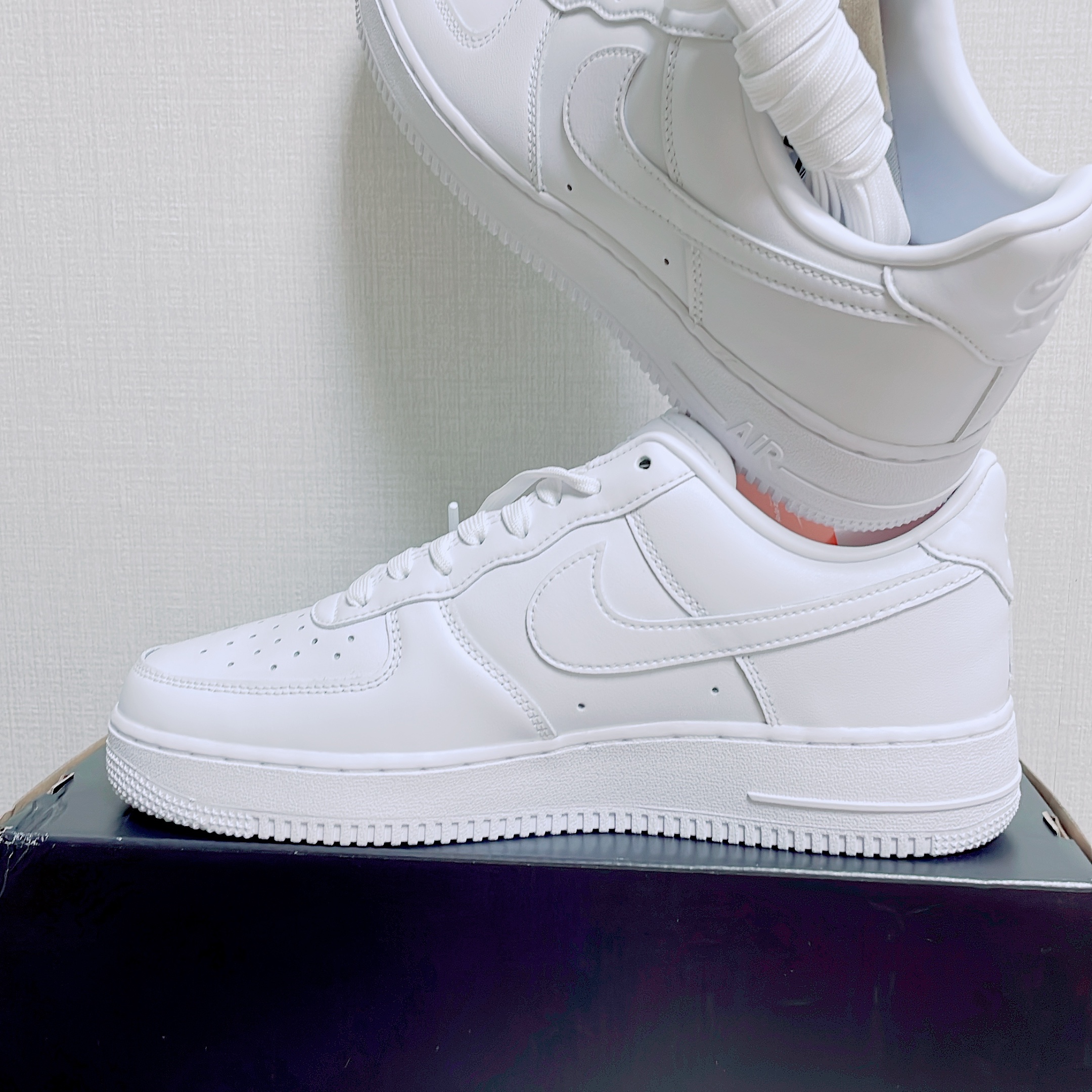Nike Air Force 1 '07 Fresh White 착용 스타일 - 3
