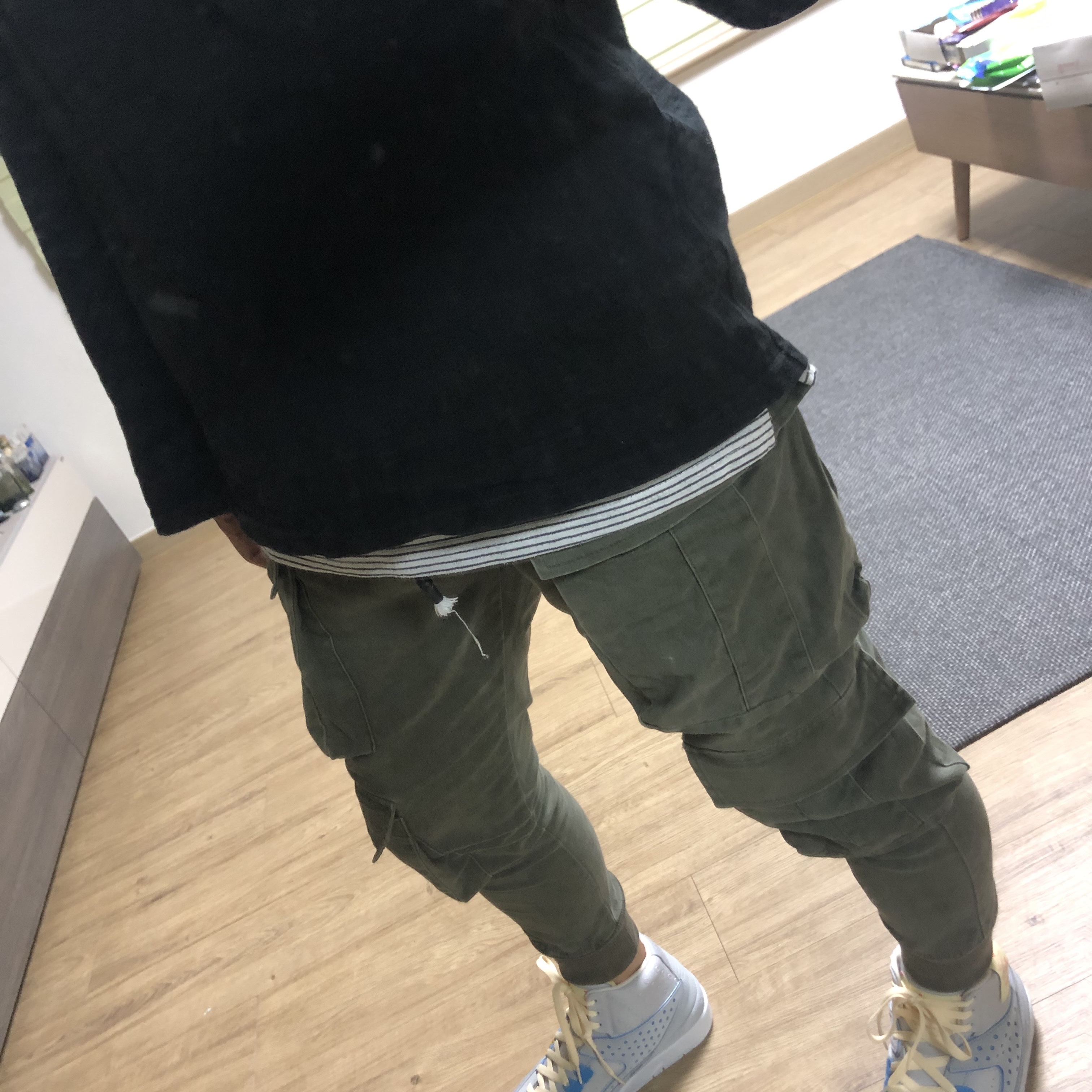 Jordan 2 x Union Retro SP Grey Fog 착용 스타일