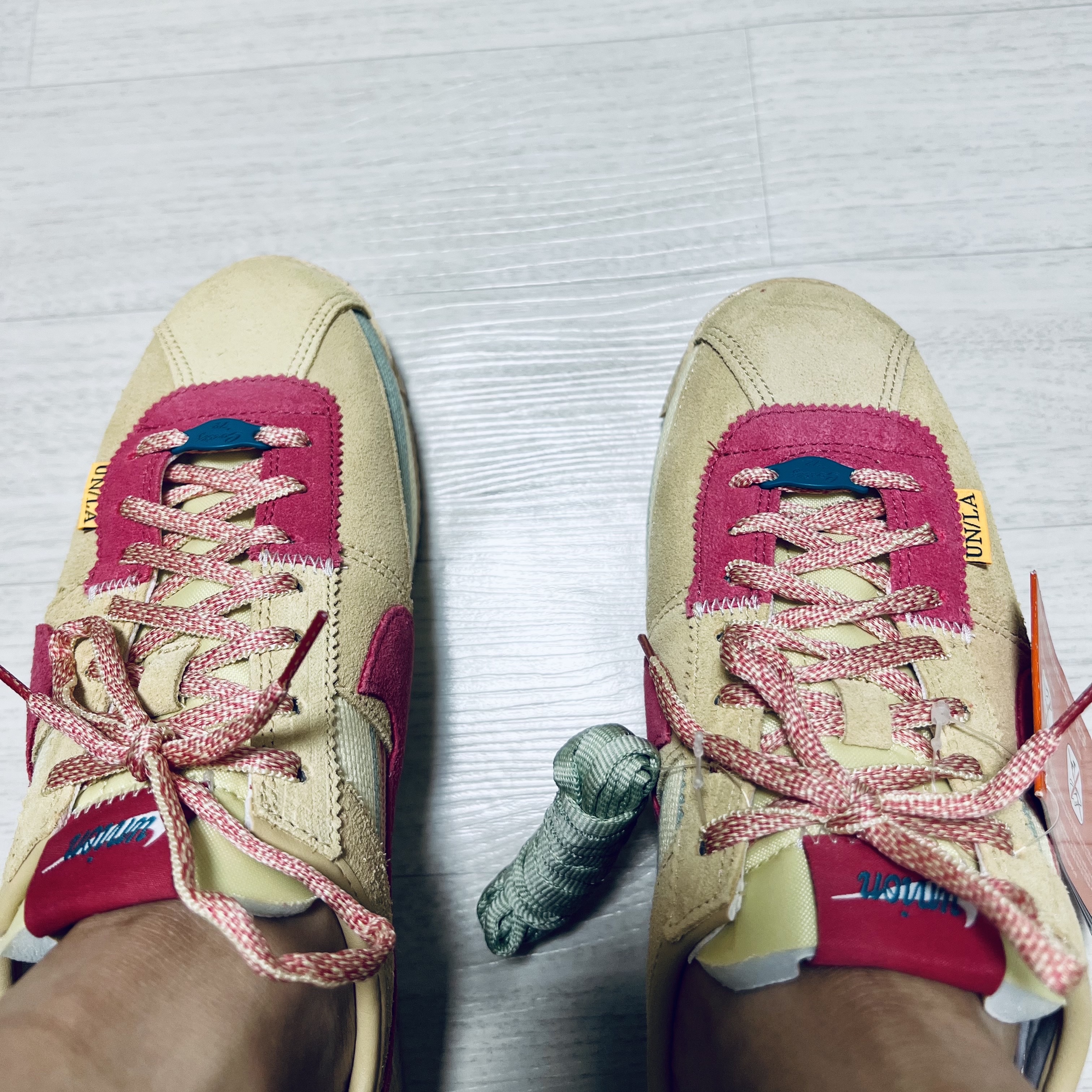 Nike x Union Cortez SP Sesame 착용 스타일