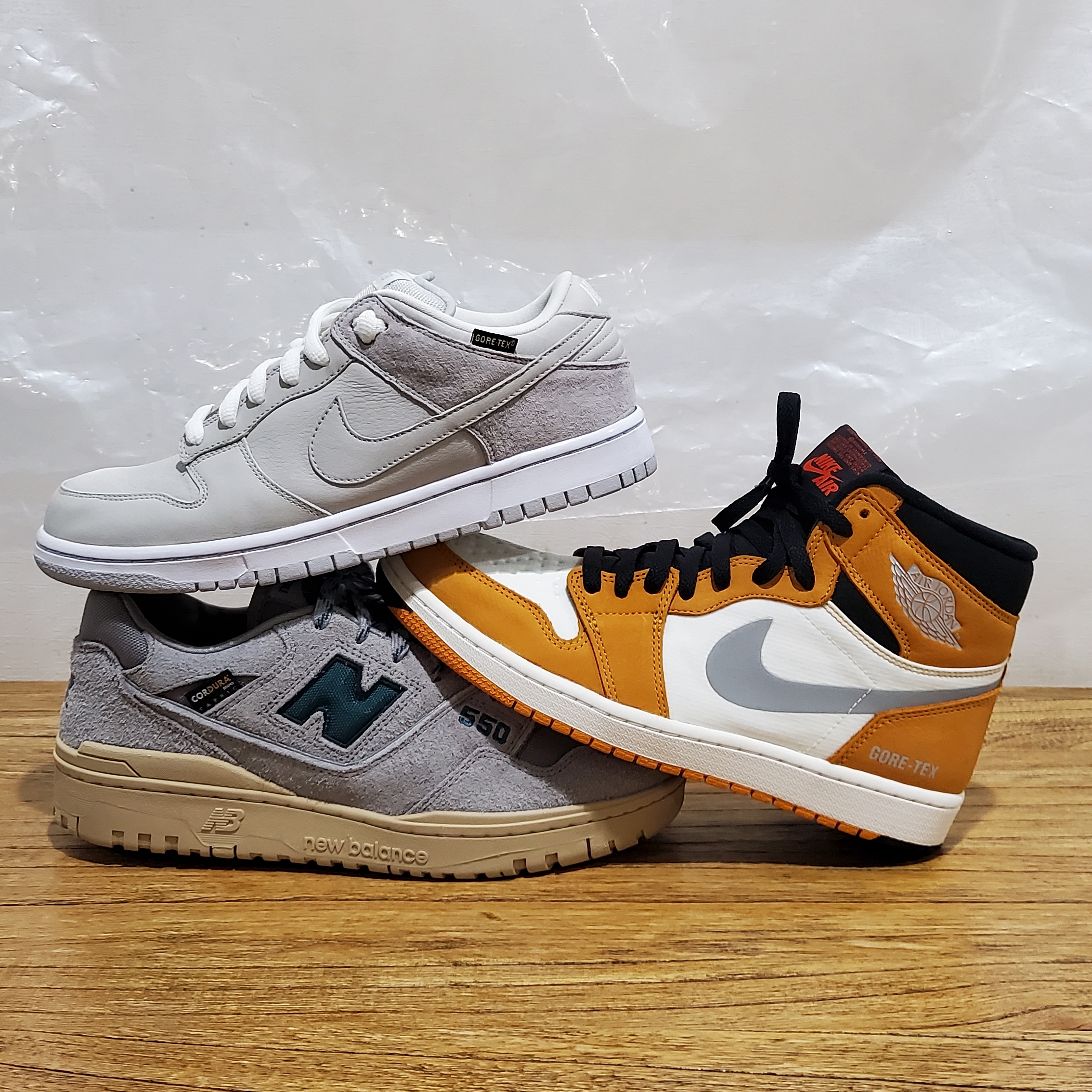Jordan 1 Element Gore-Tex Light Curry 착용 스타일