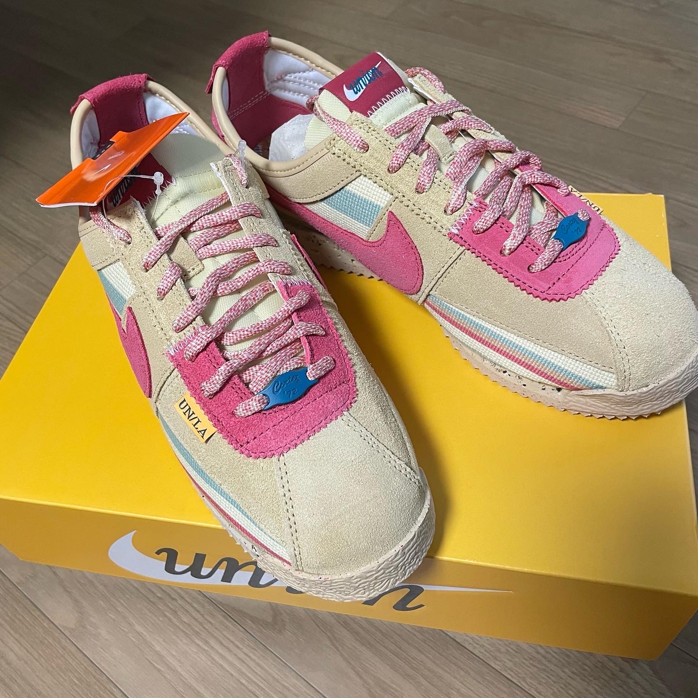 Nike x Union Cortez SP Sesame 착용 스타일