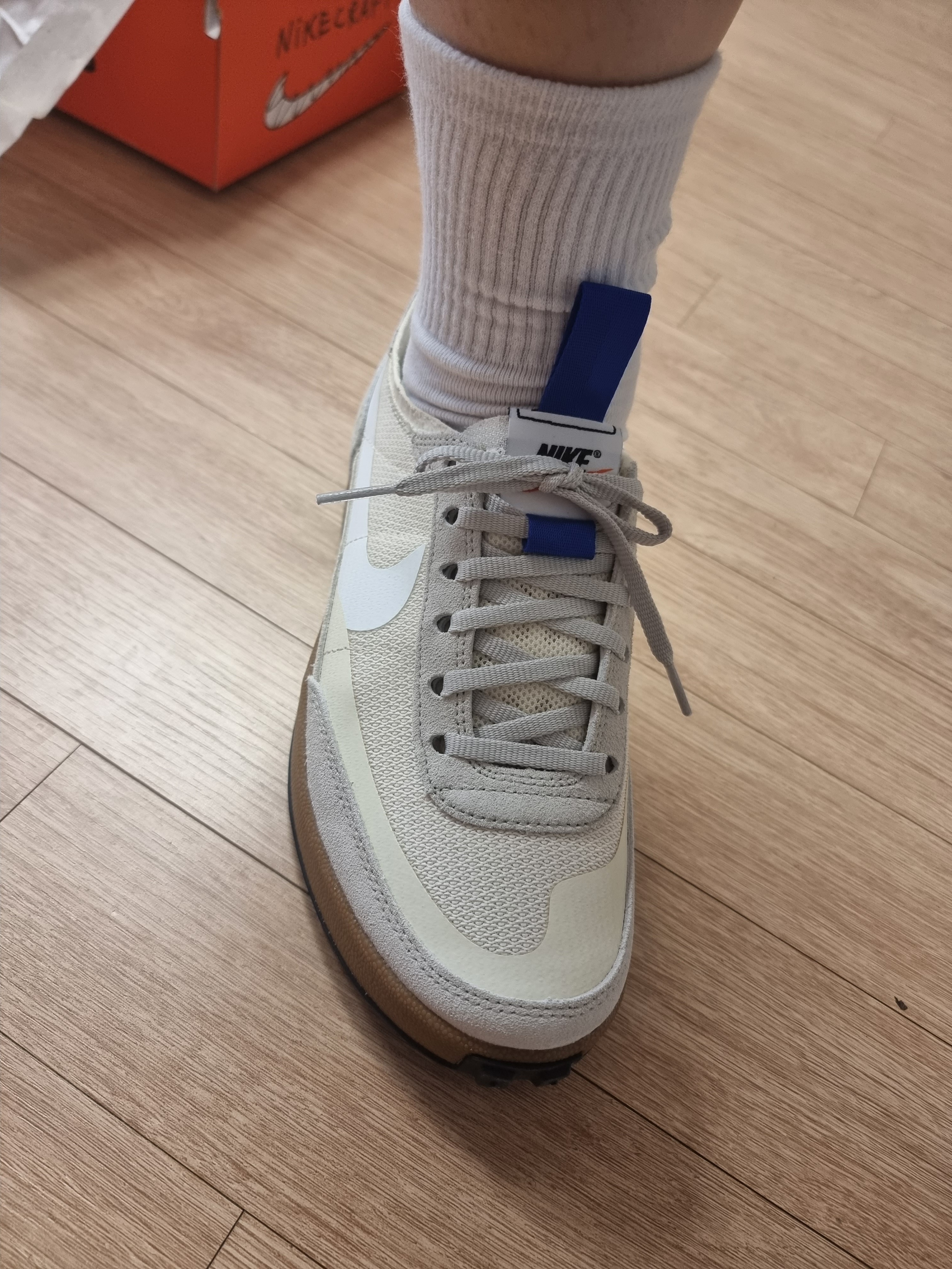 Nike x Tom Sachs General Purpose Shoe Light Cream 착용 스타일 - 2