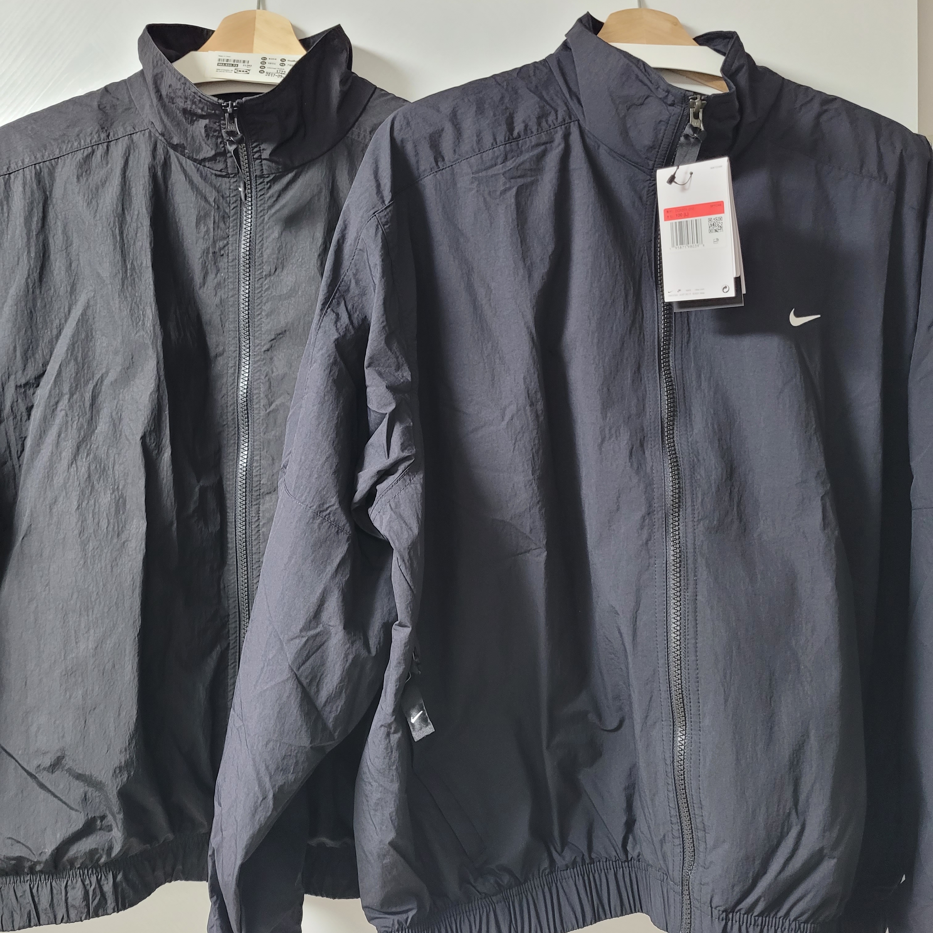 Nike M NRG Solo Swoosh Track Jacket Black - Asia, Nike NRG Solo Swoosh Woven Track Jacket Black - Asia 착용 스타일