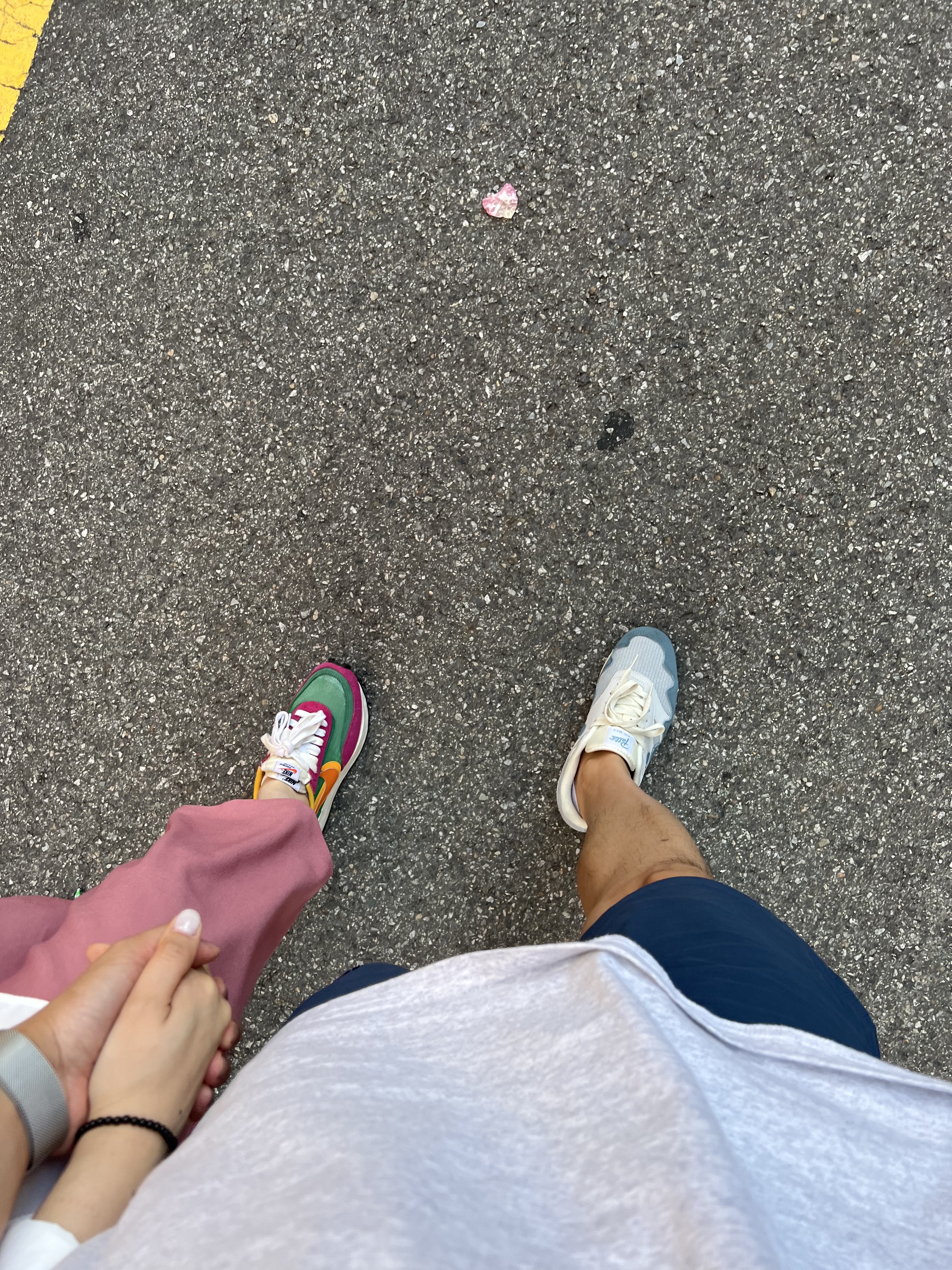 Nike x Sacai LDWaffle Pine Green, Nike x Patta Air Max 1 Noise Aqua 착용 스타일