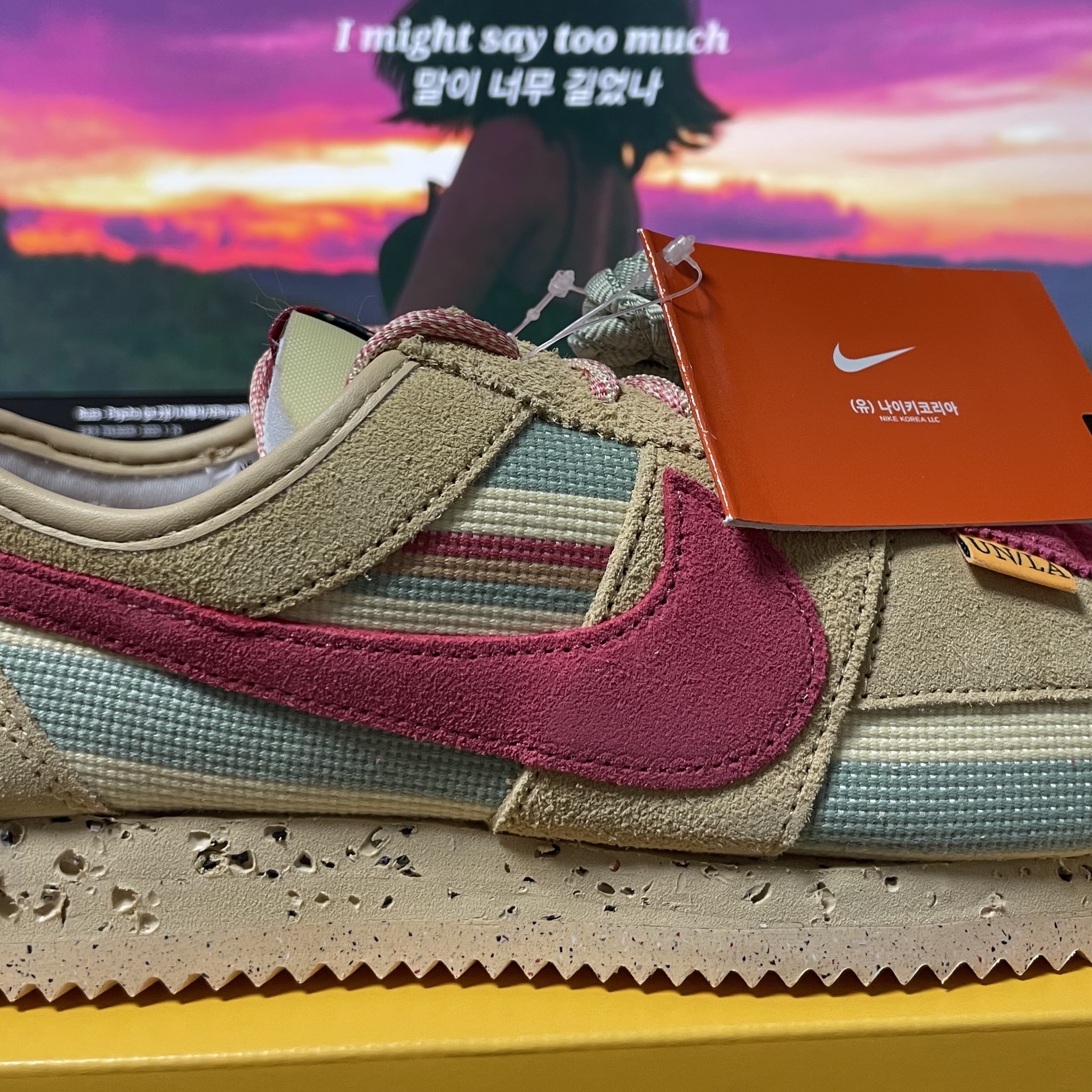 Nike x Union Cortez SP Sesame 착용 스타일 - 4