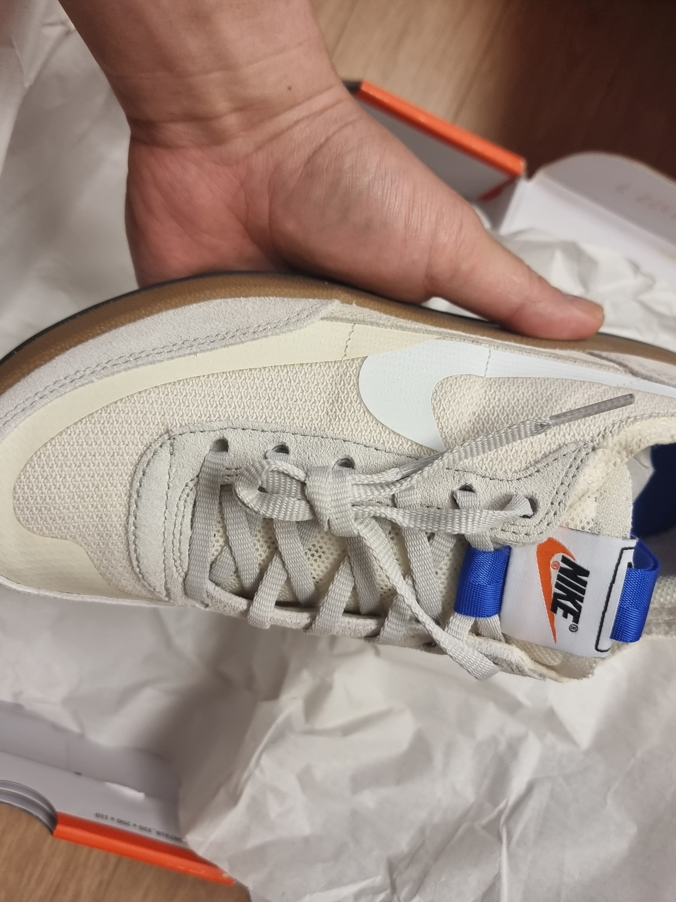 Nike x Tom Sachs General Purpose Shoe Light Cream 착용 스타일 - 1