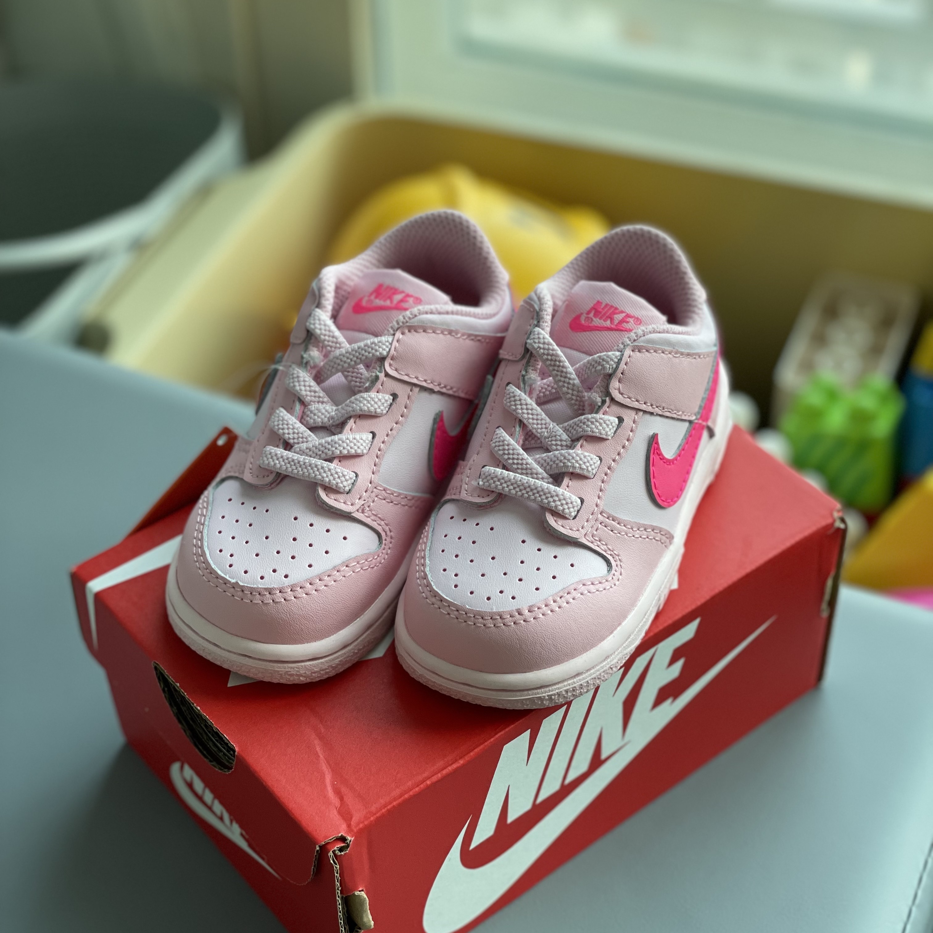 (TD) Nike Dunk Low Triple Pink 착용 스타일 - 1