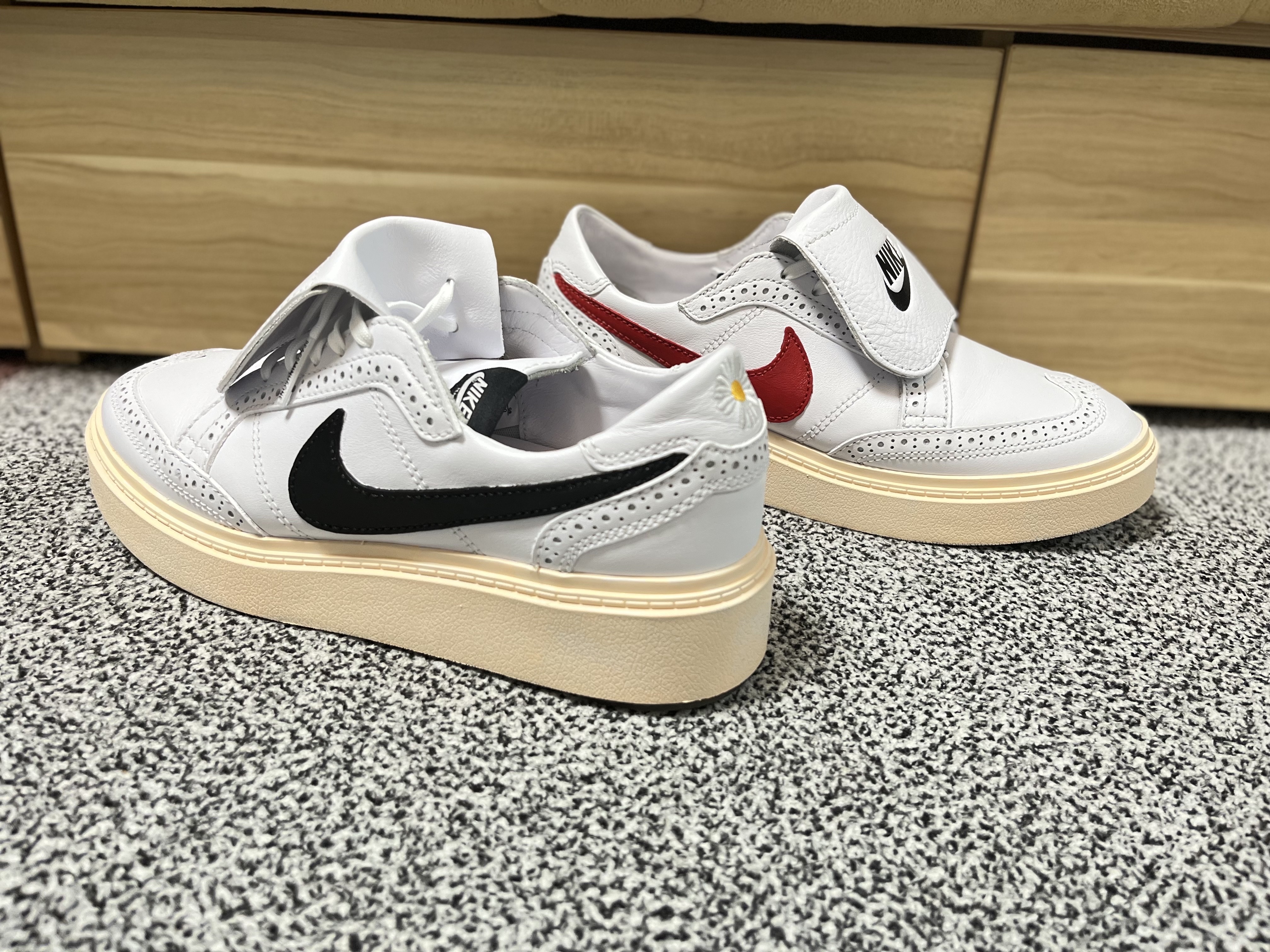 Nike x Peaceminusone Kwondo1 White 착용 스타일 - 1