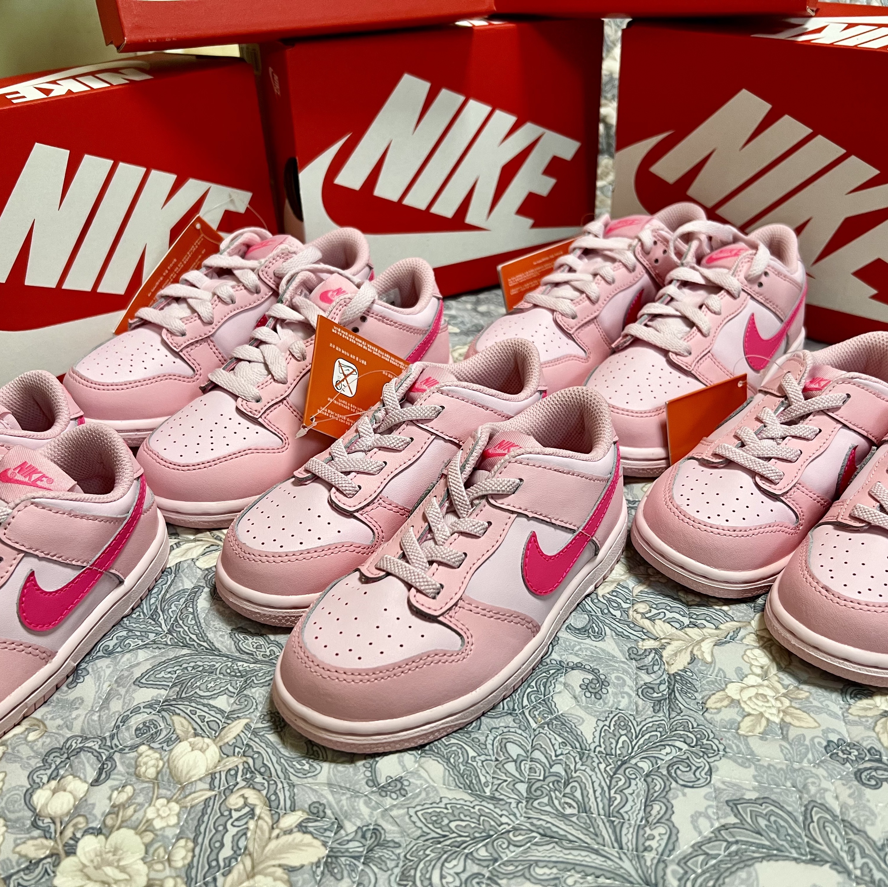 (TD) Nike Dunk Low Triple Pink, (PS) Nike Dunk Low Triple Pink 착용 스타일 - 1