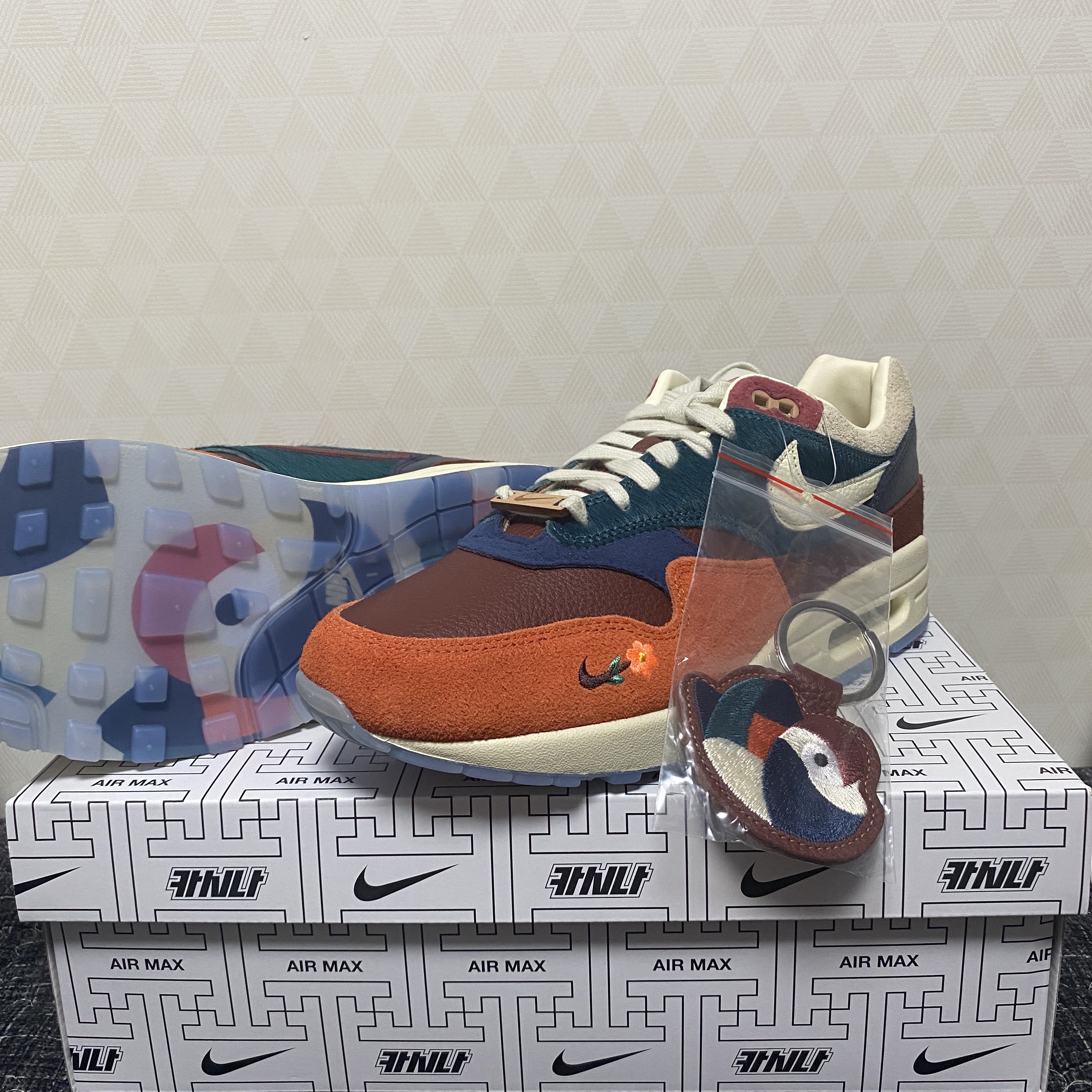 Nike x Kasina Air Max 1 SP Won-Ang Orange 착용 스타일 - 2