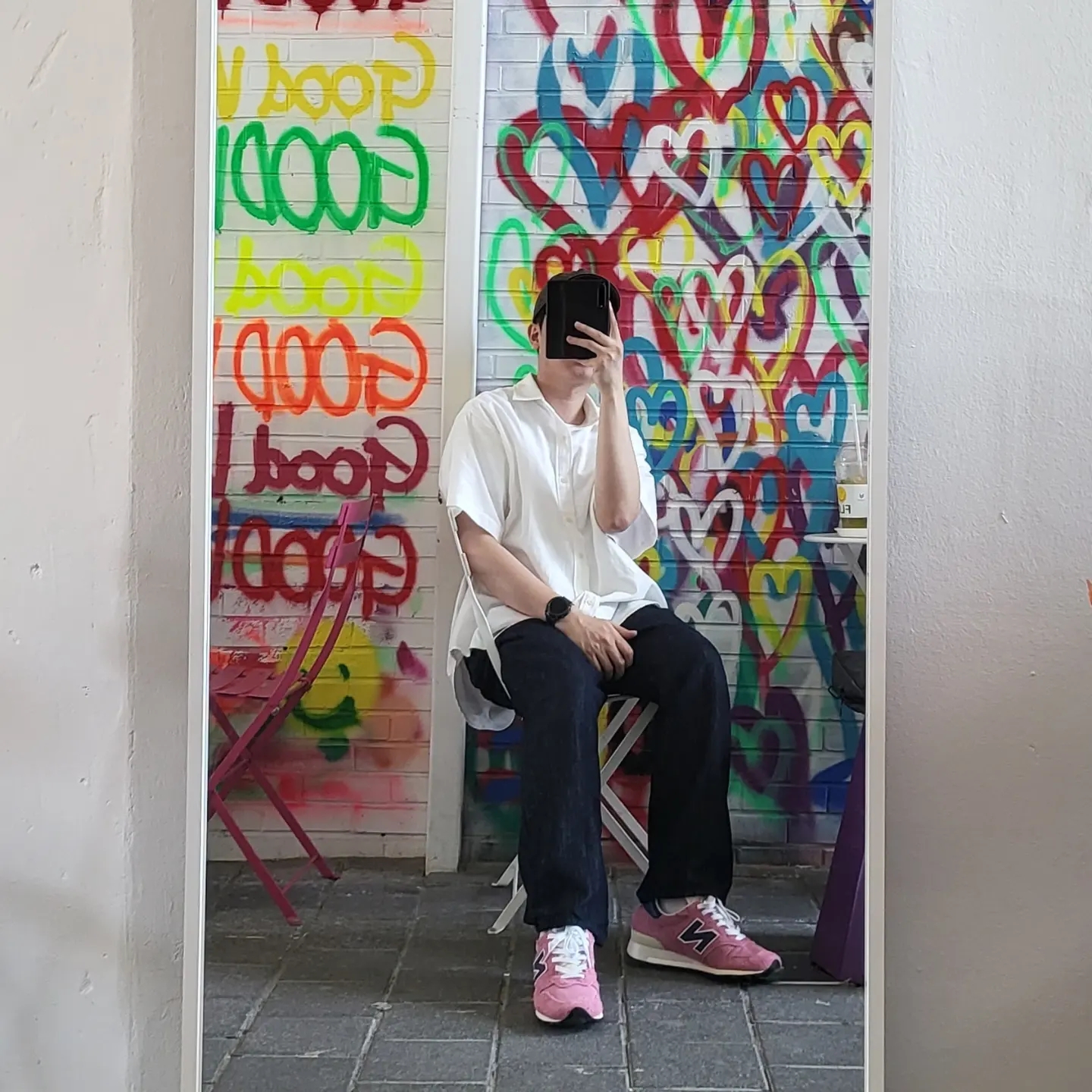 New Balance x Aime Leon Dore 1300 Dusty Pink 착용 스타일 - 2