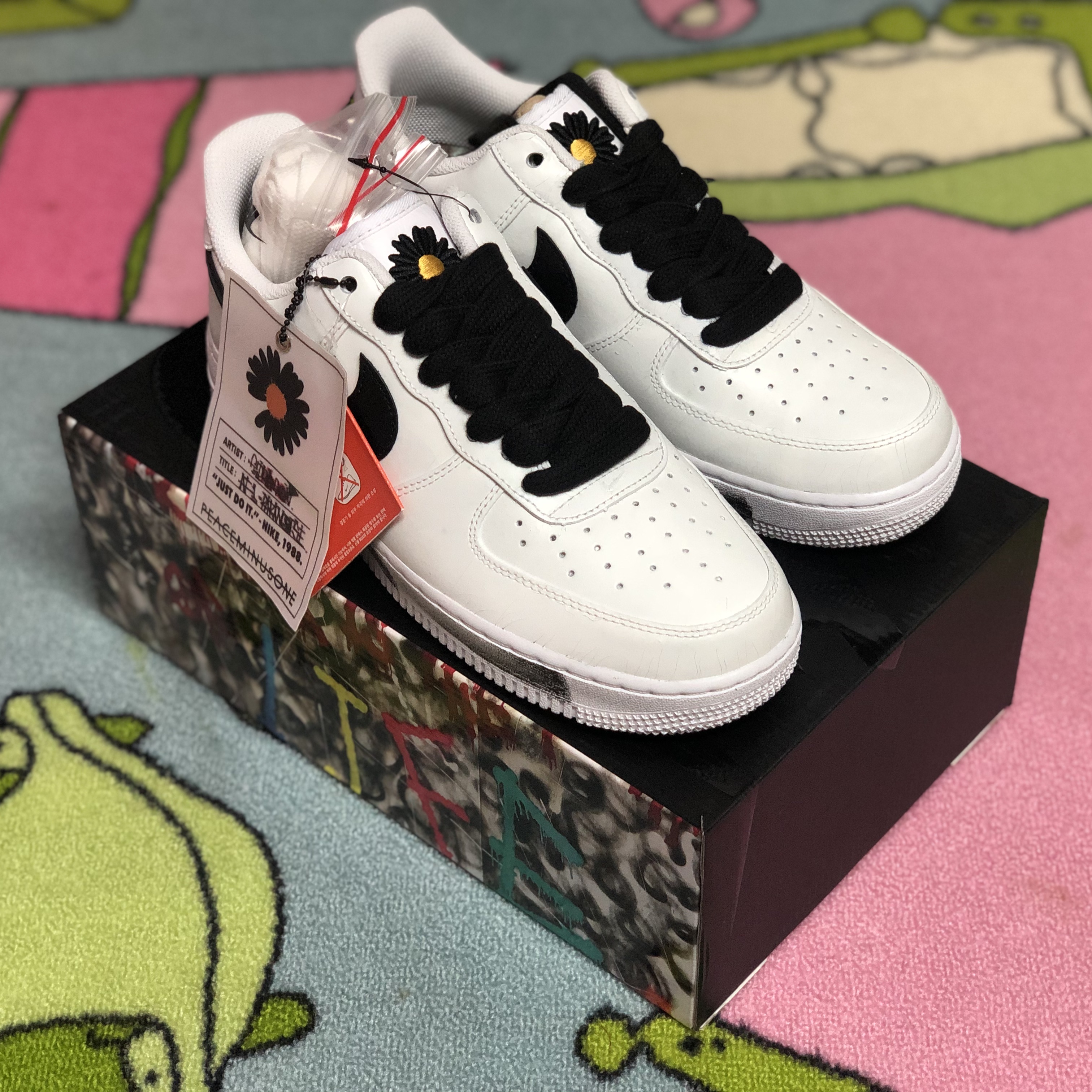 Nike x Peaceminusone Air Force 1 Low Para-Noise 2.0 착용 스타일