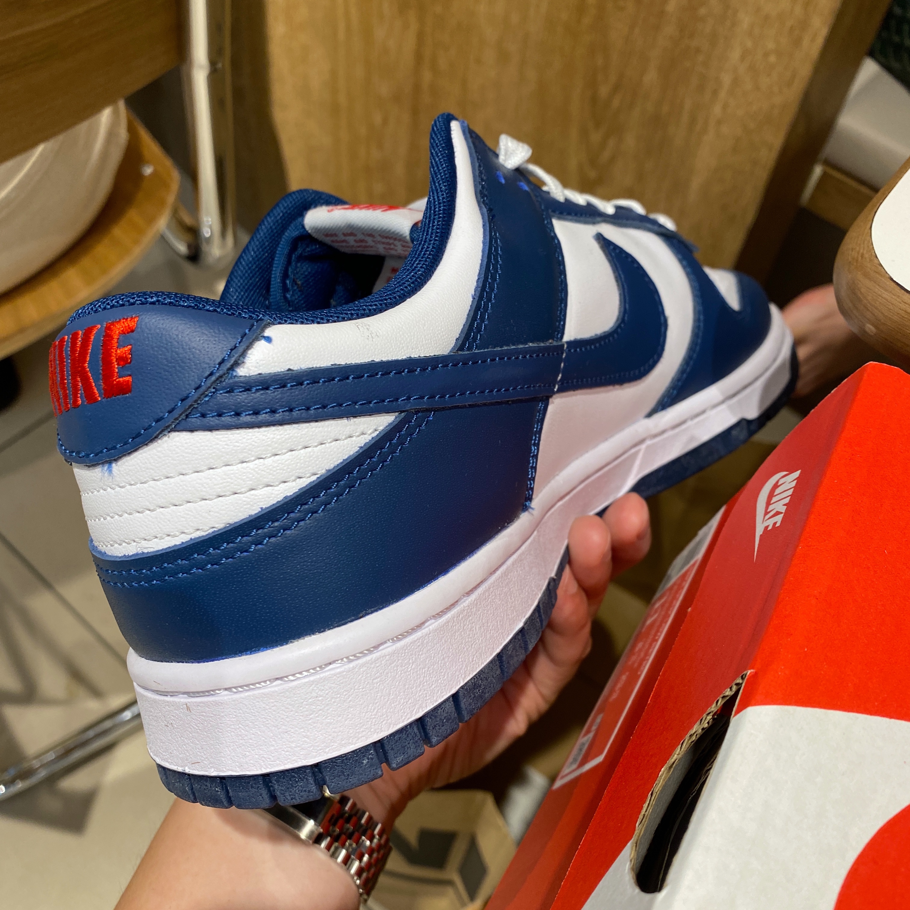 Nike Dunk Low Retro Valerian Blue 착용 스타일