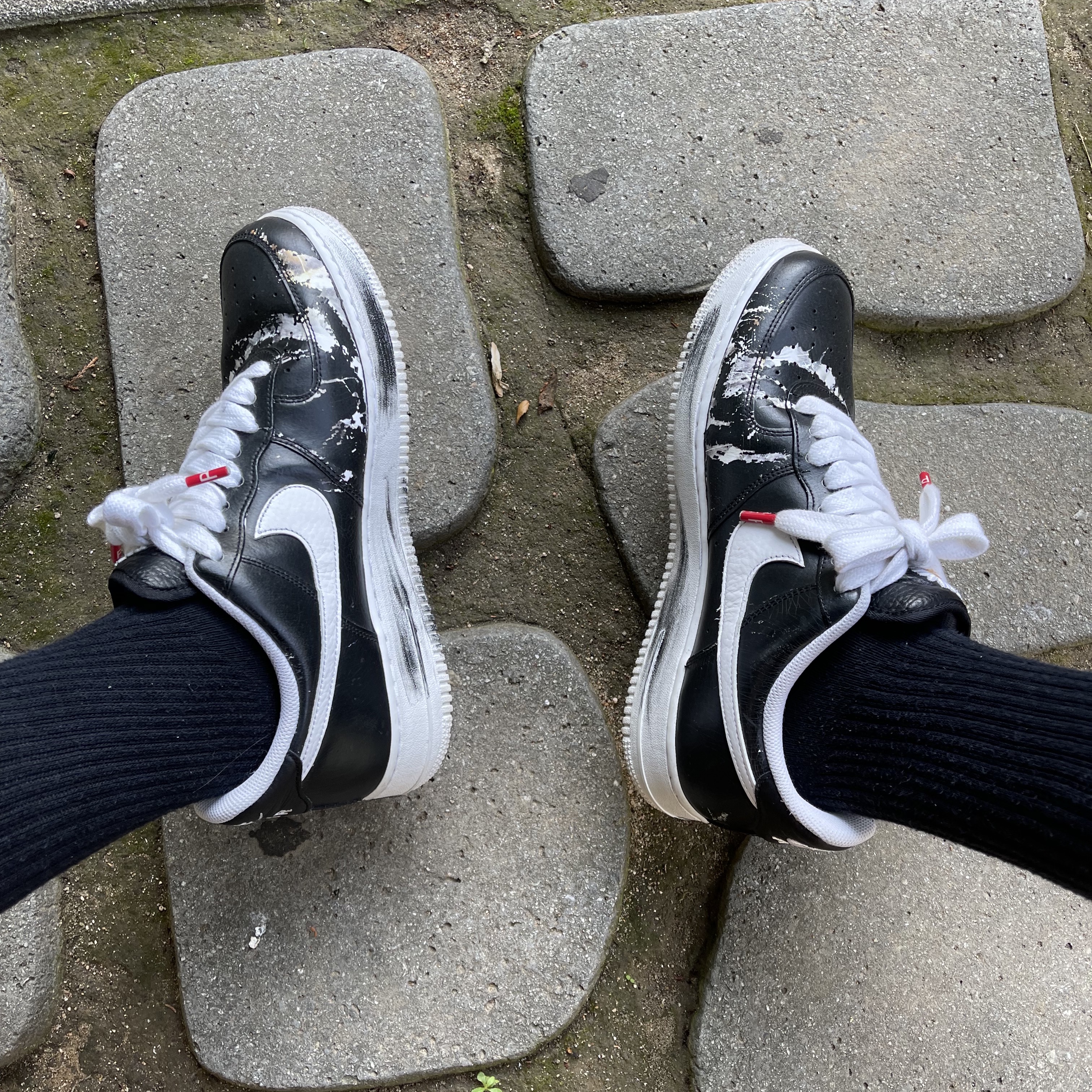 Nike x Peaceminusone Air Force 1 Low Para-Noise 착용 스타일 - 2